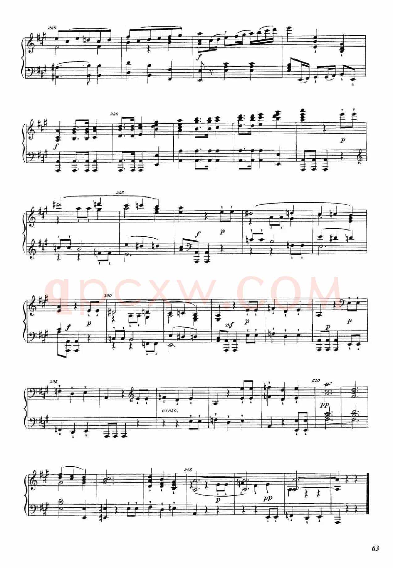 A大调钢琴大奏鸣曲（Grobe Sonate in A Major WWV 26）