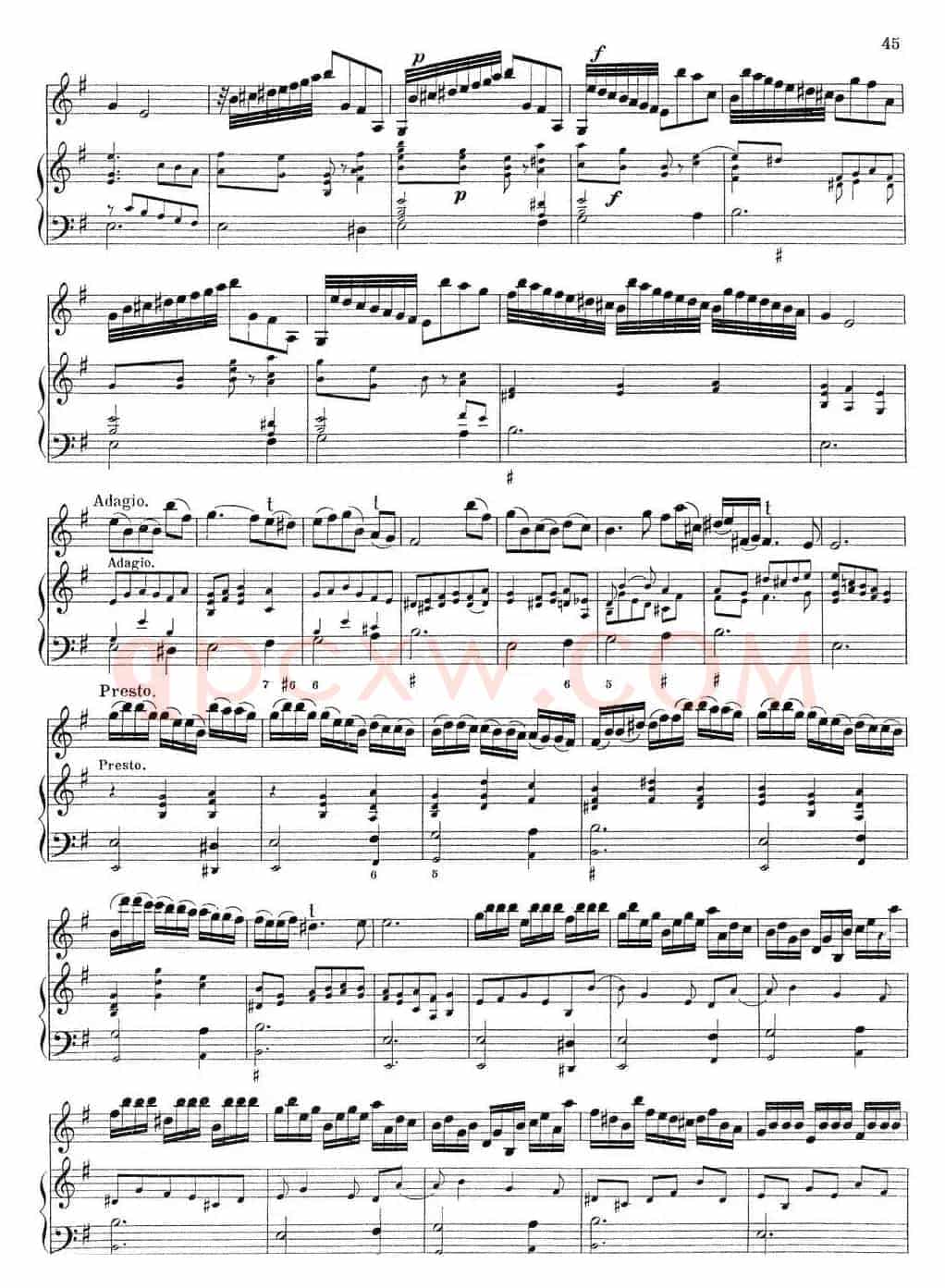 Biber Violin Sonata V（小提琴+钢琴伴奏）