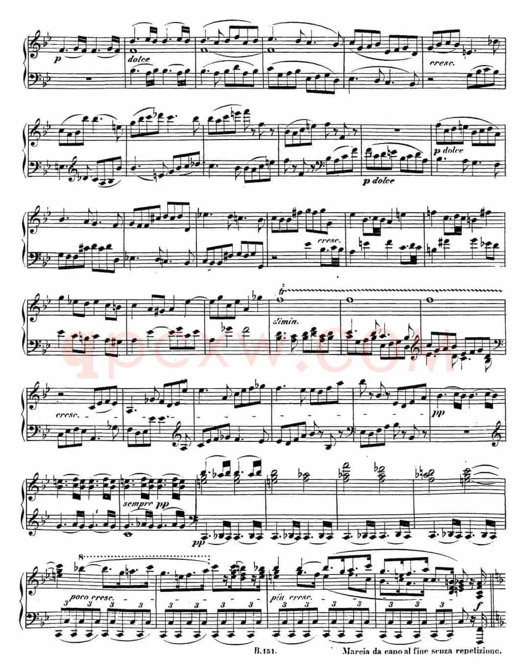 贝多芬钢琴奏鸣曲28 A大调 Op.101 A major