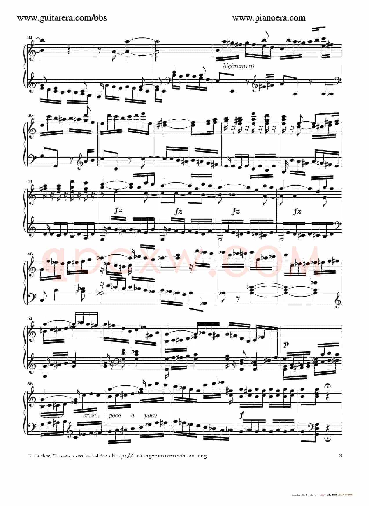 Toccata in C Major Op.6（C大调托卡塔）