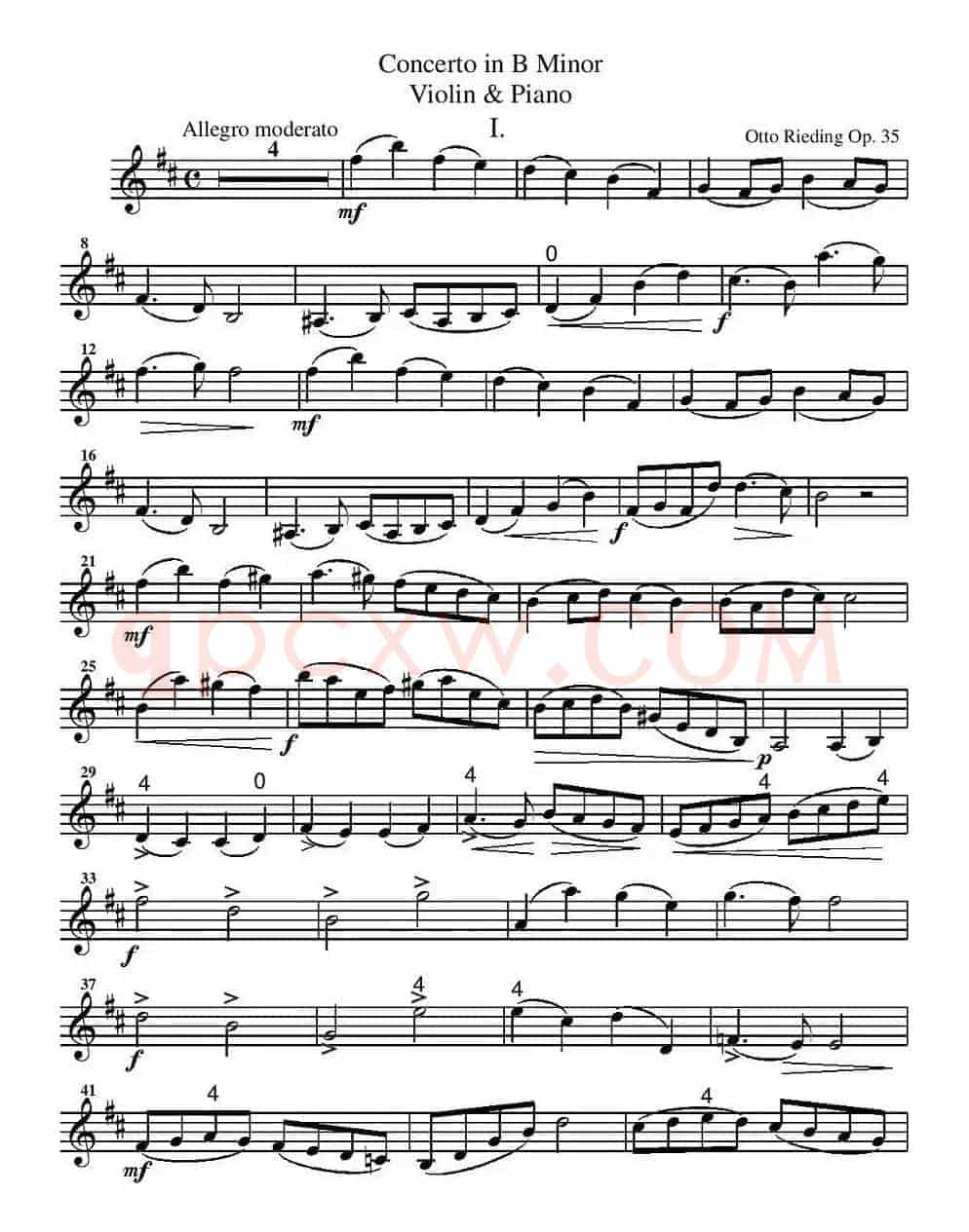 Concerto in B Minor（B小调协奏曲）