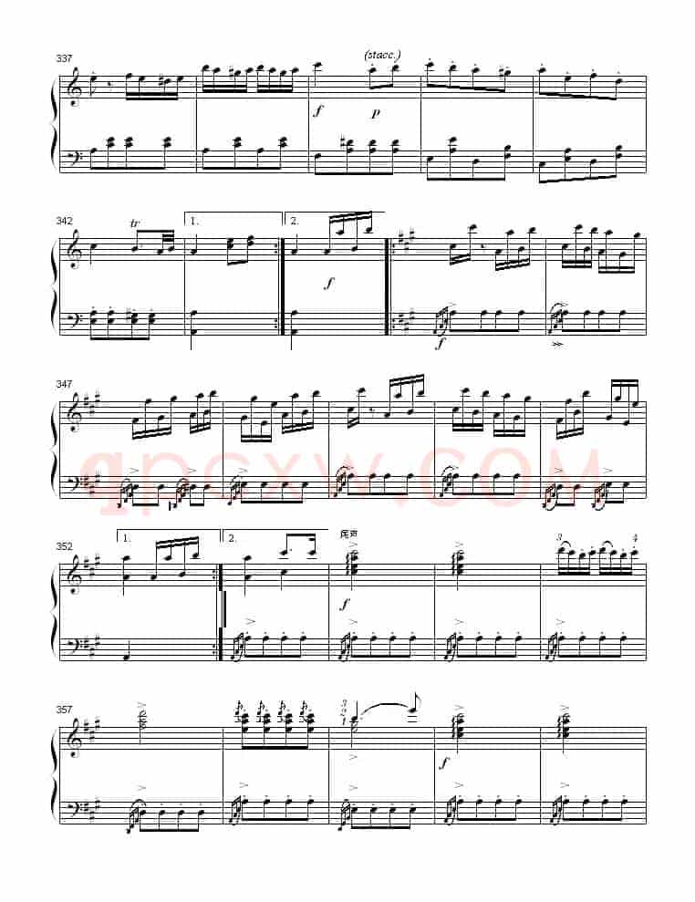 A大调钢琴奏鸣曲