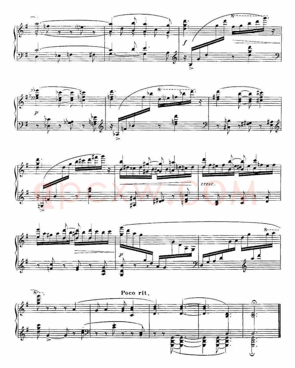 福雷13首船歌：Barcarolle No·11 in G min, Op·105