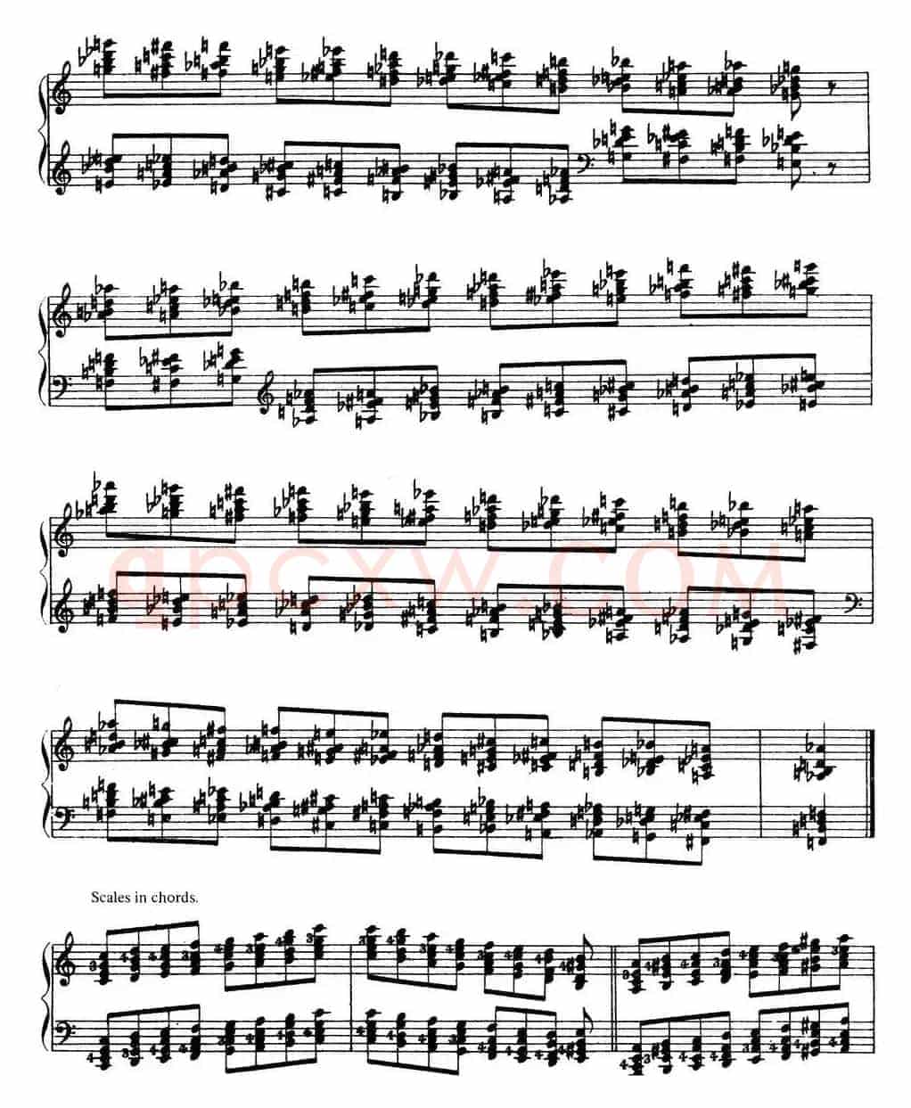 Technical Exercises S.146(李斯特钢琴技巧练习 BOOK Ⅷ)