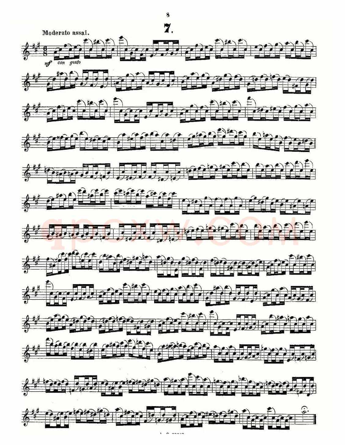 24首长笛练习曲 Op.21 之1—12