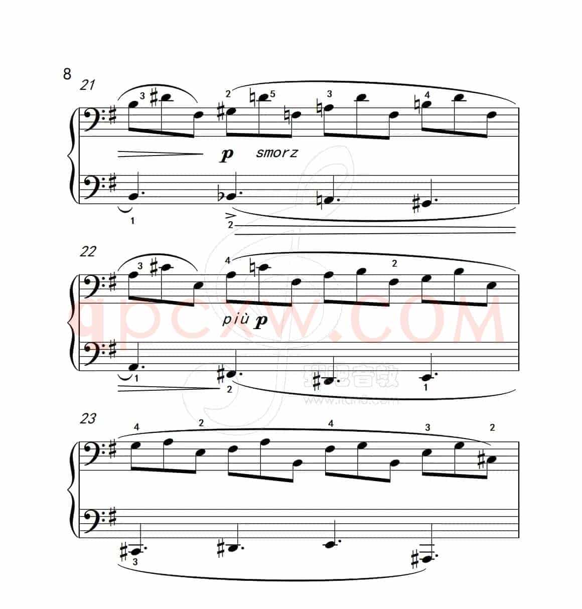 练习曲 23（克拉莫钢琴练习曲60首）