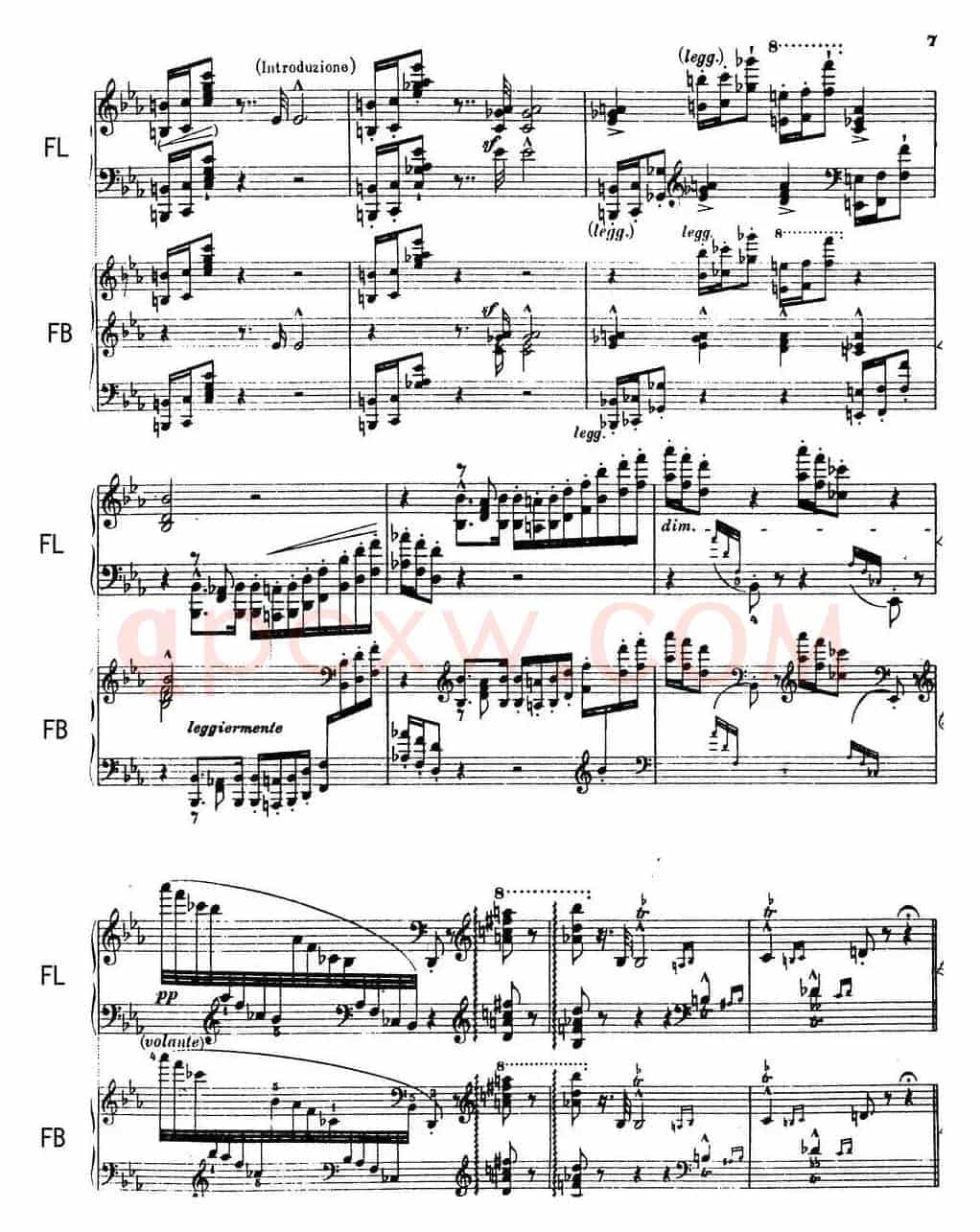 6首帕格尼尼大练习曲（Andantino capriccioso）