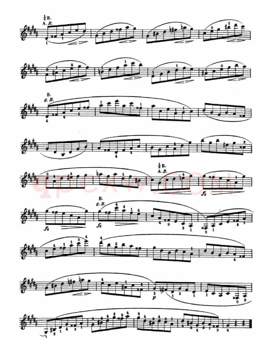 24首小提琴练习曲之12 