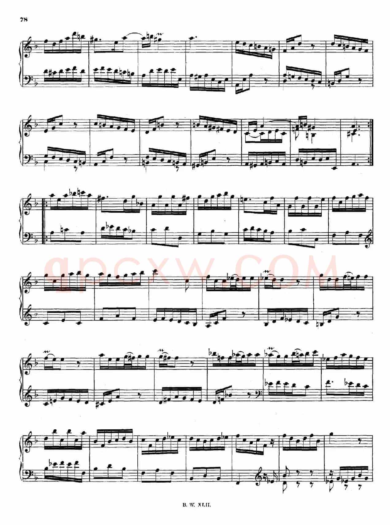 16 Concertos BWV 972-987(十六首为独奏古钢琴而作的协奏曲)(P11——20)