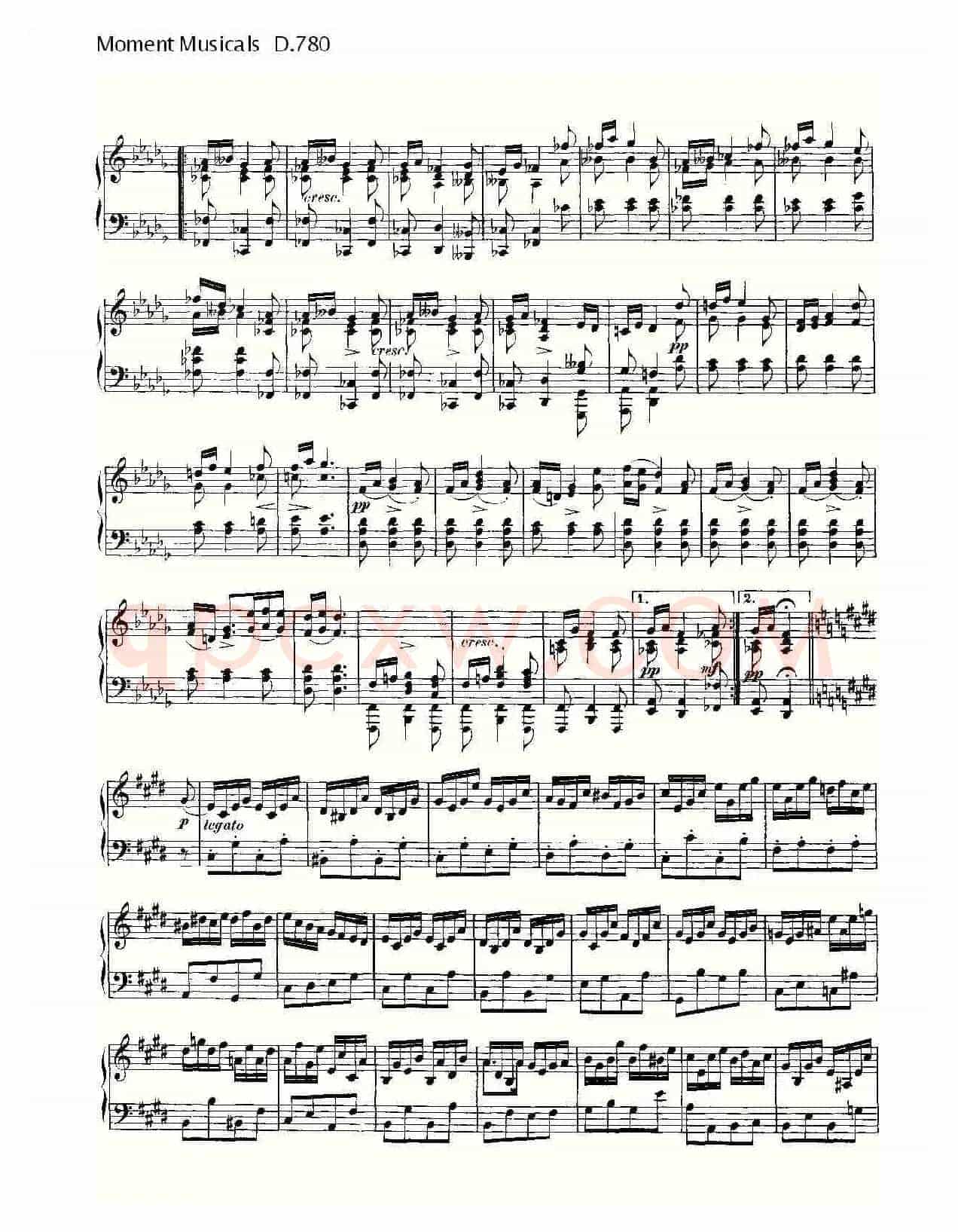 Moment Musicals D.780（6首音乐瞬间）