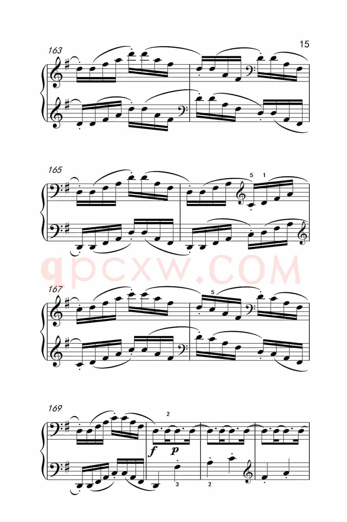 第九级2.G大调奏鸣曲 第一乐章 Op.31 No.1（中央音乐学院 钢琴（业余）考级教程 7-9级）