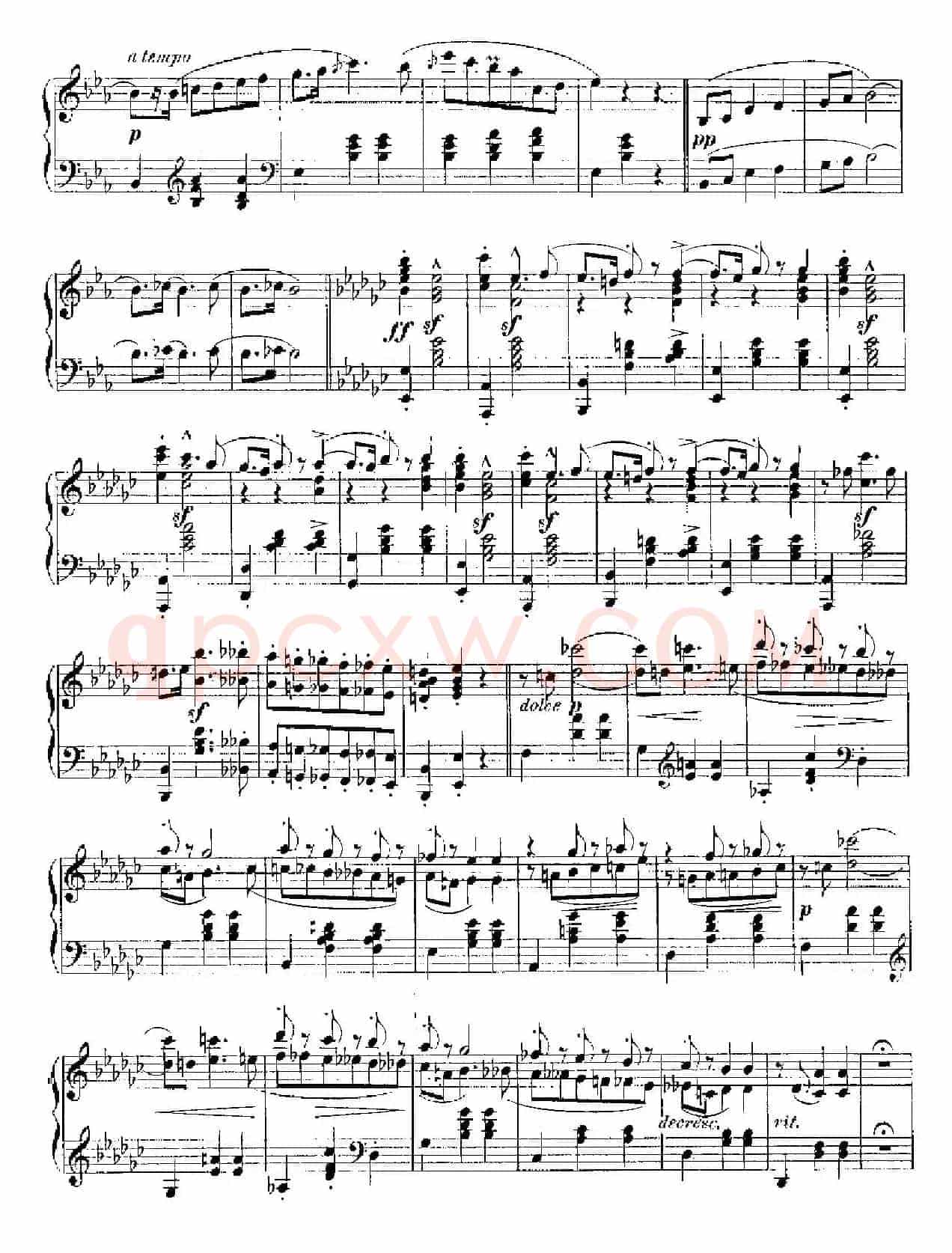 Five Polish National Dance Op.3(5首波兰民族舞曲 No.1)