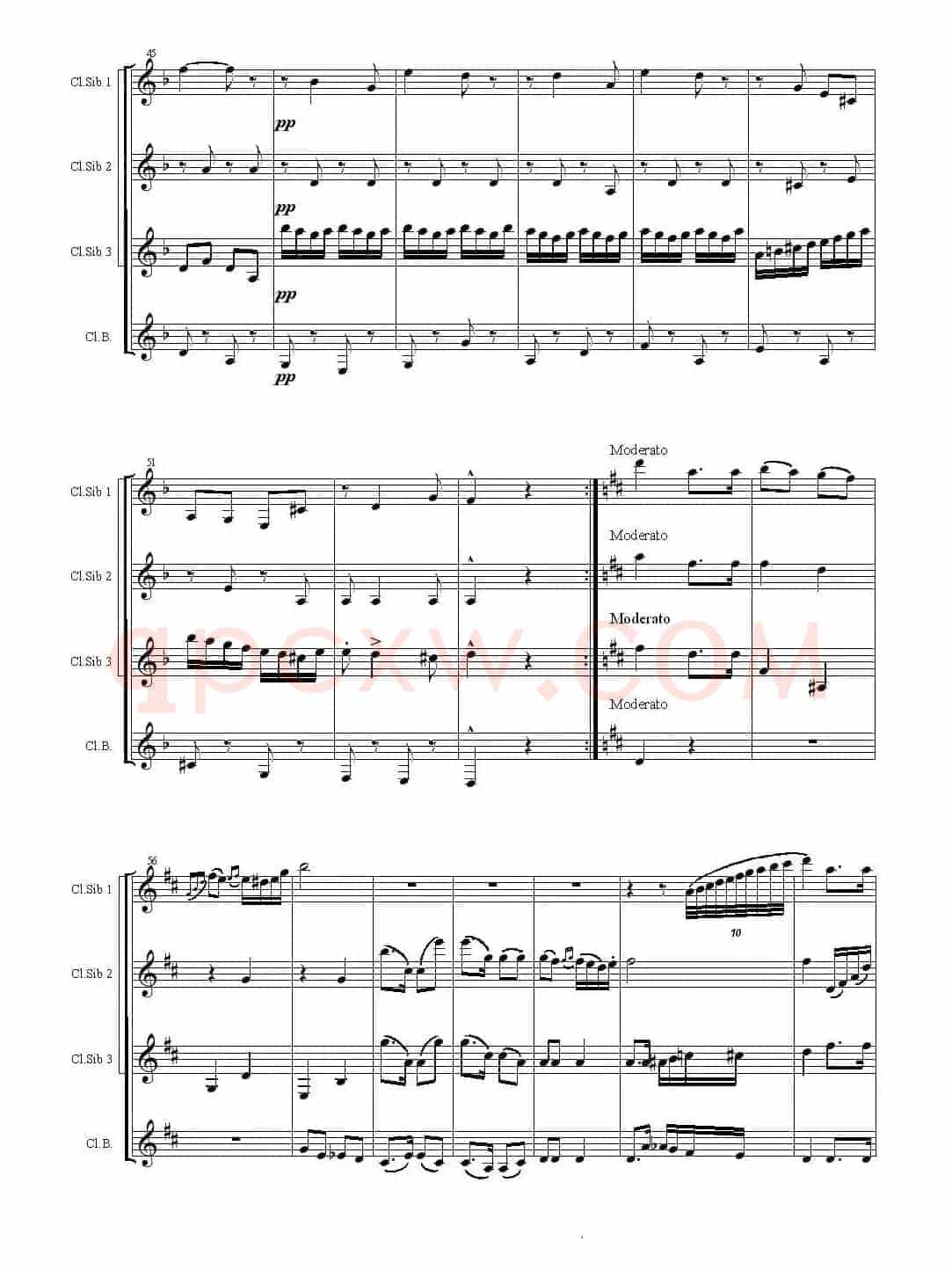 查尔达斯舞曲（四重奏）
