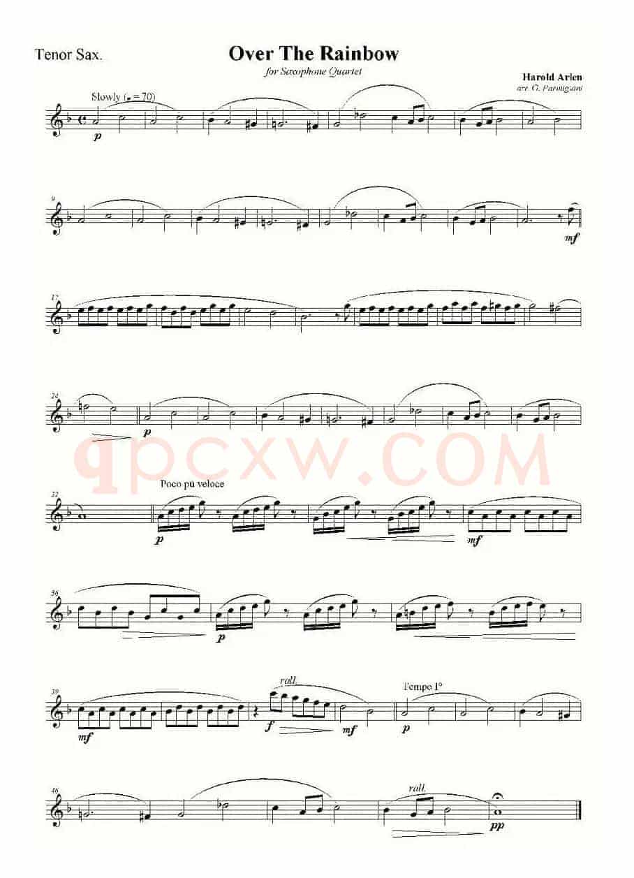 Over The Rainbow（四重奏）