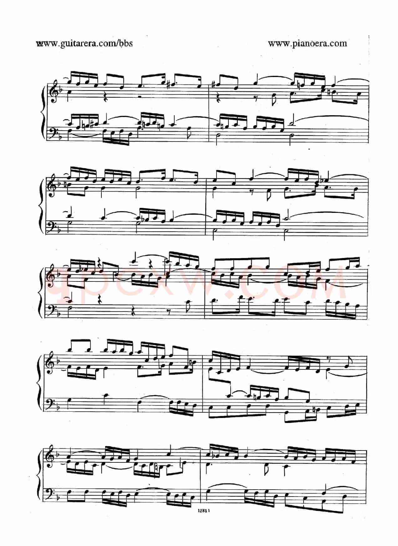 Suite No.2 in F Major HWV 427（F大调第二组曲）