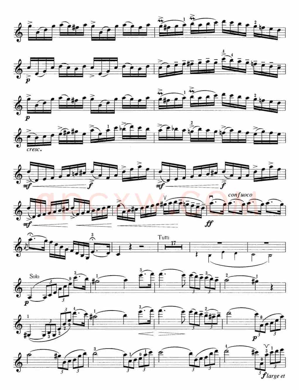 小提琴考级第五级：外国乐曲（6首）