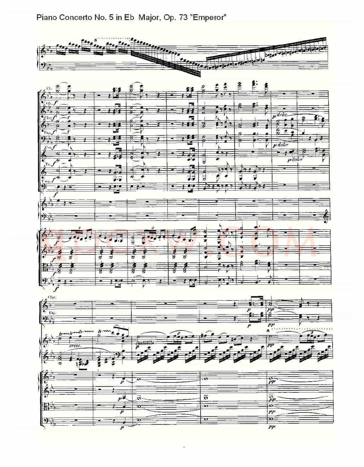 Eb大调钢琴第五协奏曲 Op.73“皇帝” 第一乐章（二）