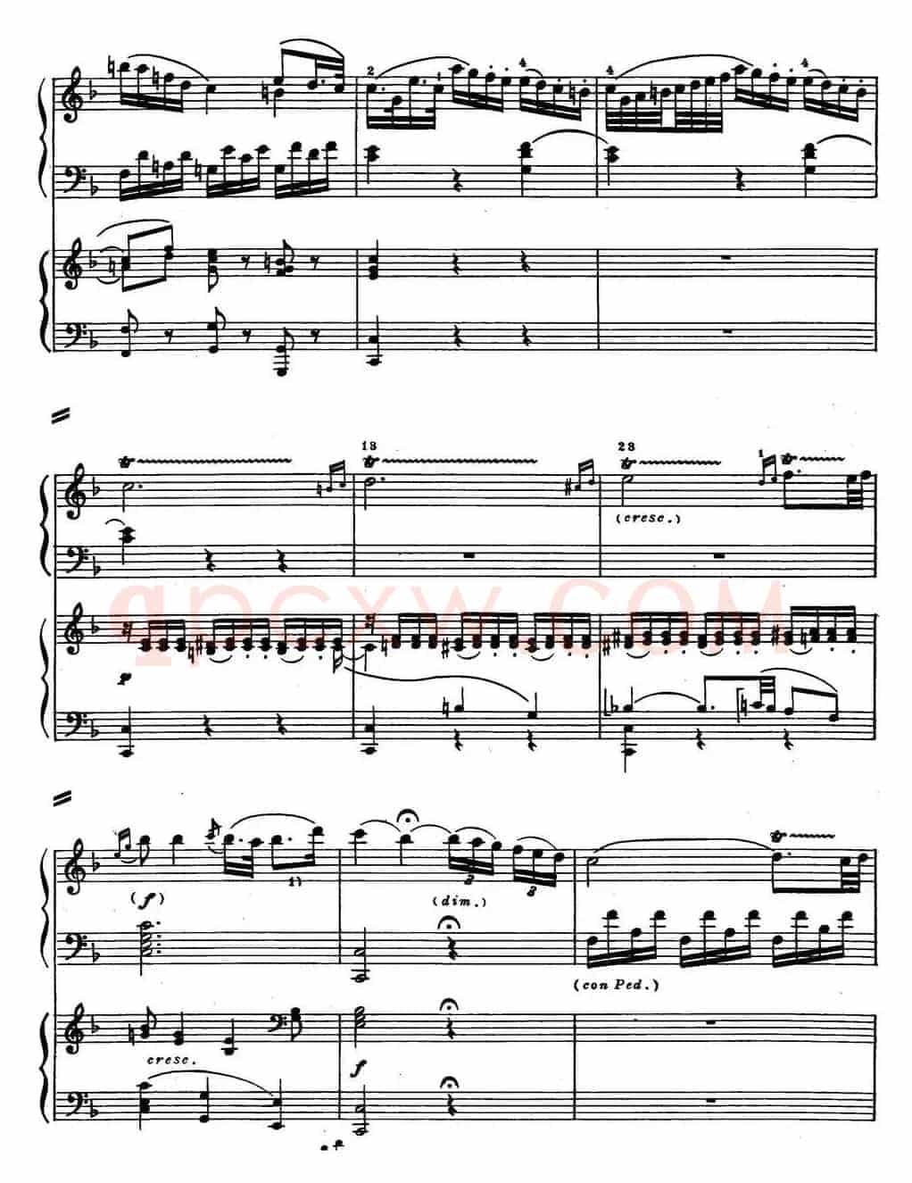 二十八部钢琴协奏曲 No.13（P31-45）