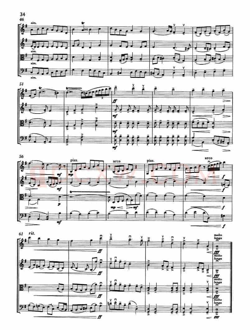 O COME, ALL YE FAITHFUL（弦乐四重奏）