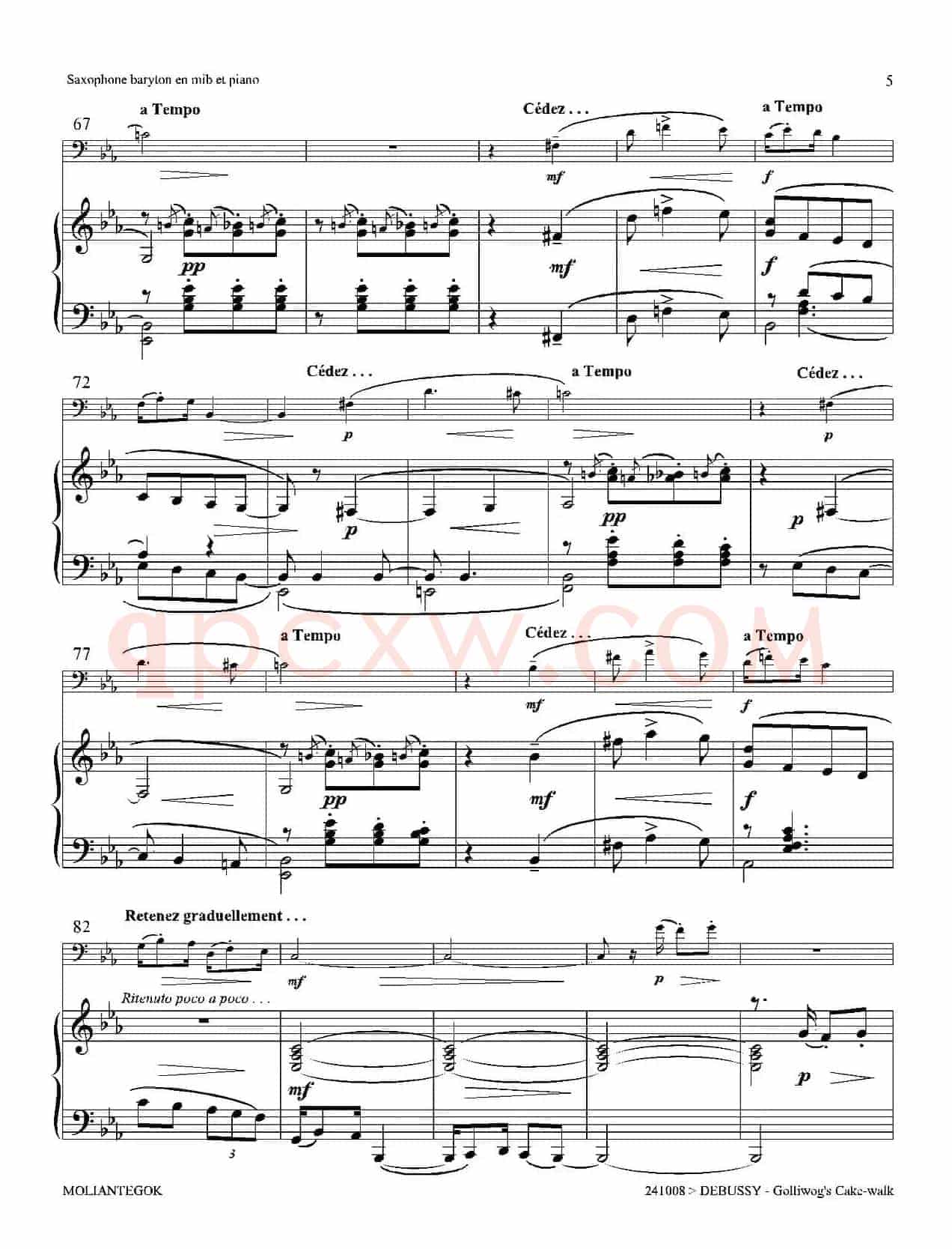 木偶步态舞（上低音萨克斯+钢琴伴奏）