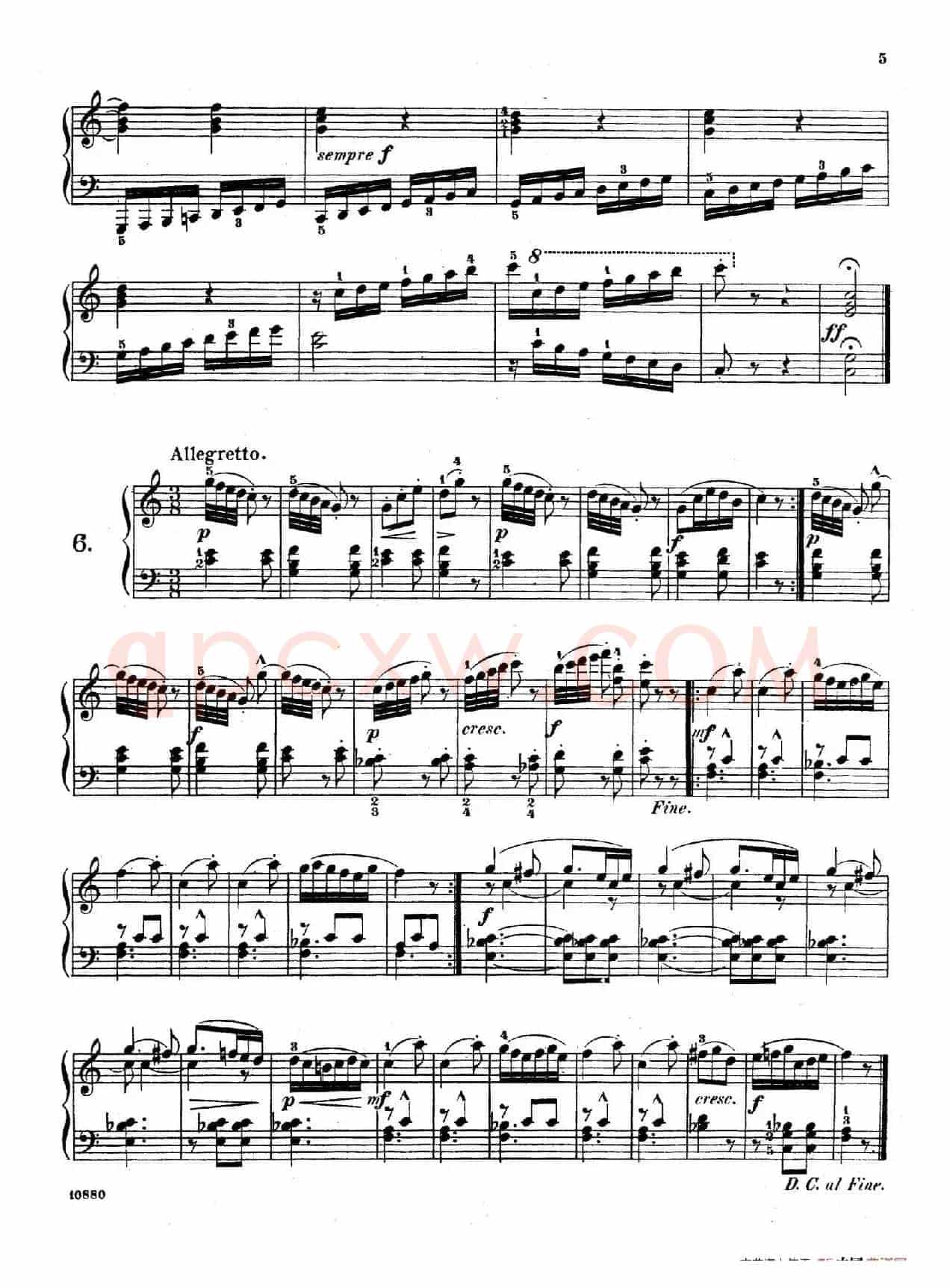 Etudes Enfantines Op.37（儿童钢琴练习曲 第1——6首）