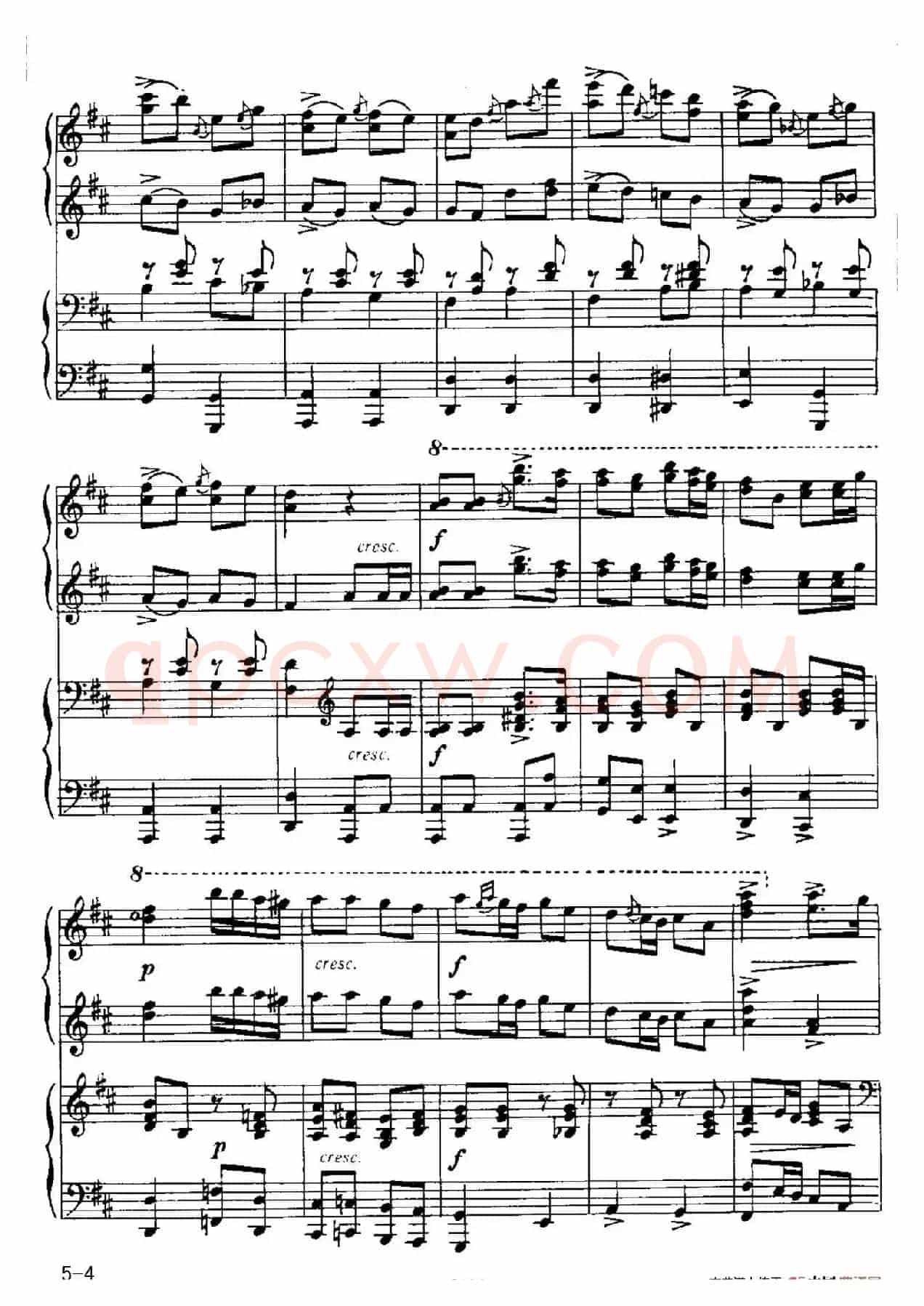 Polka in d Minor(d小调波尔卡·四手联弹)
