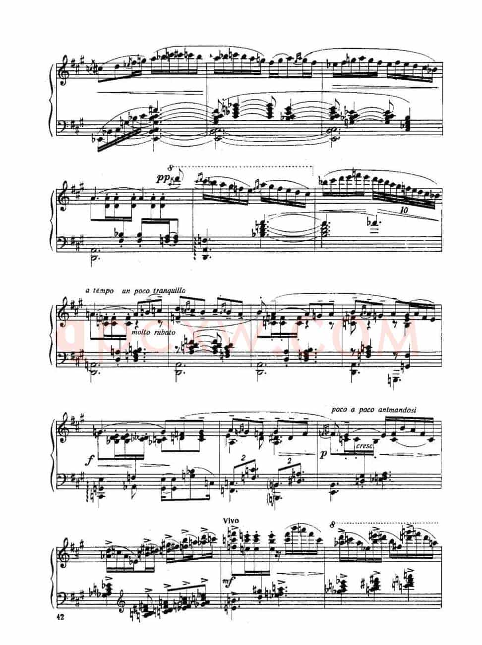 Six Préludes Exotiques Op·17（6首特色前奏曲·3）