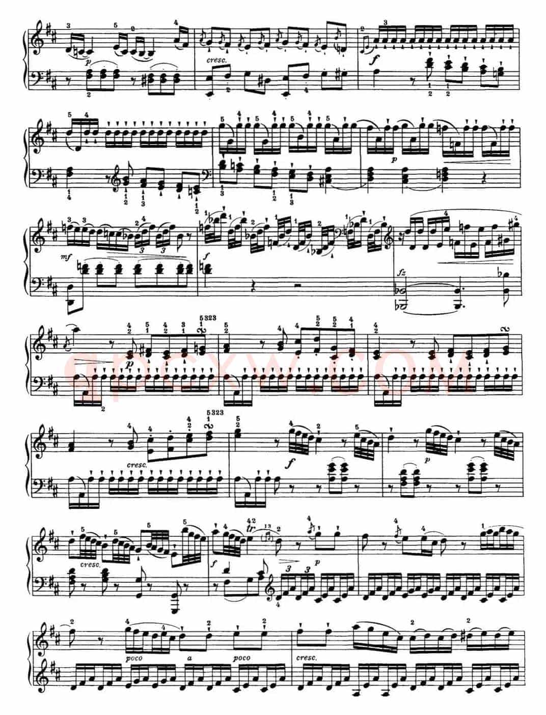 海顿 钢琴奏鸣曲 Hob XVI 19 Divertimento D major