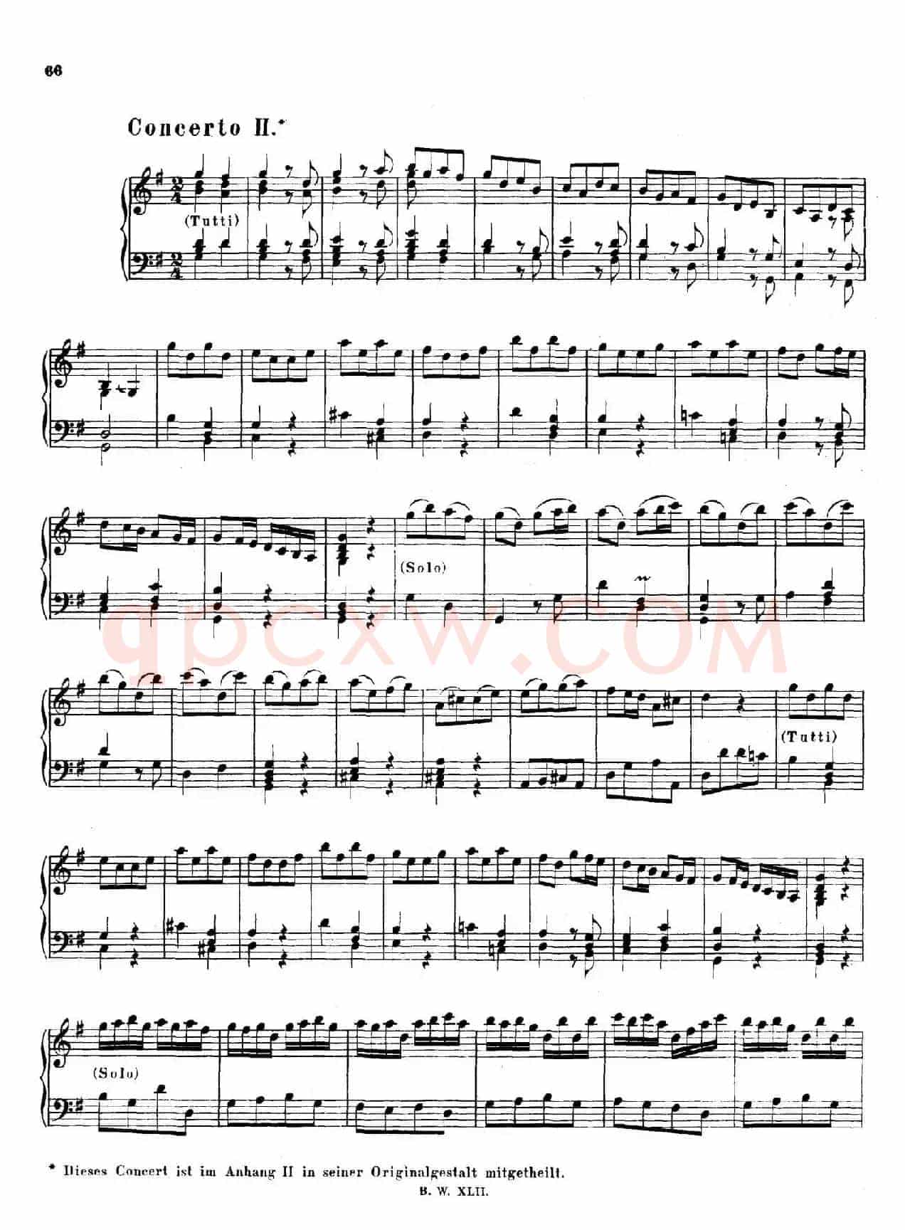 16 Concertos BWV 972-987(十六首为独奏古钢琴而作的协奏曲)(P1——10)