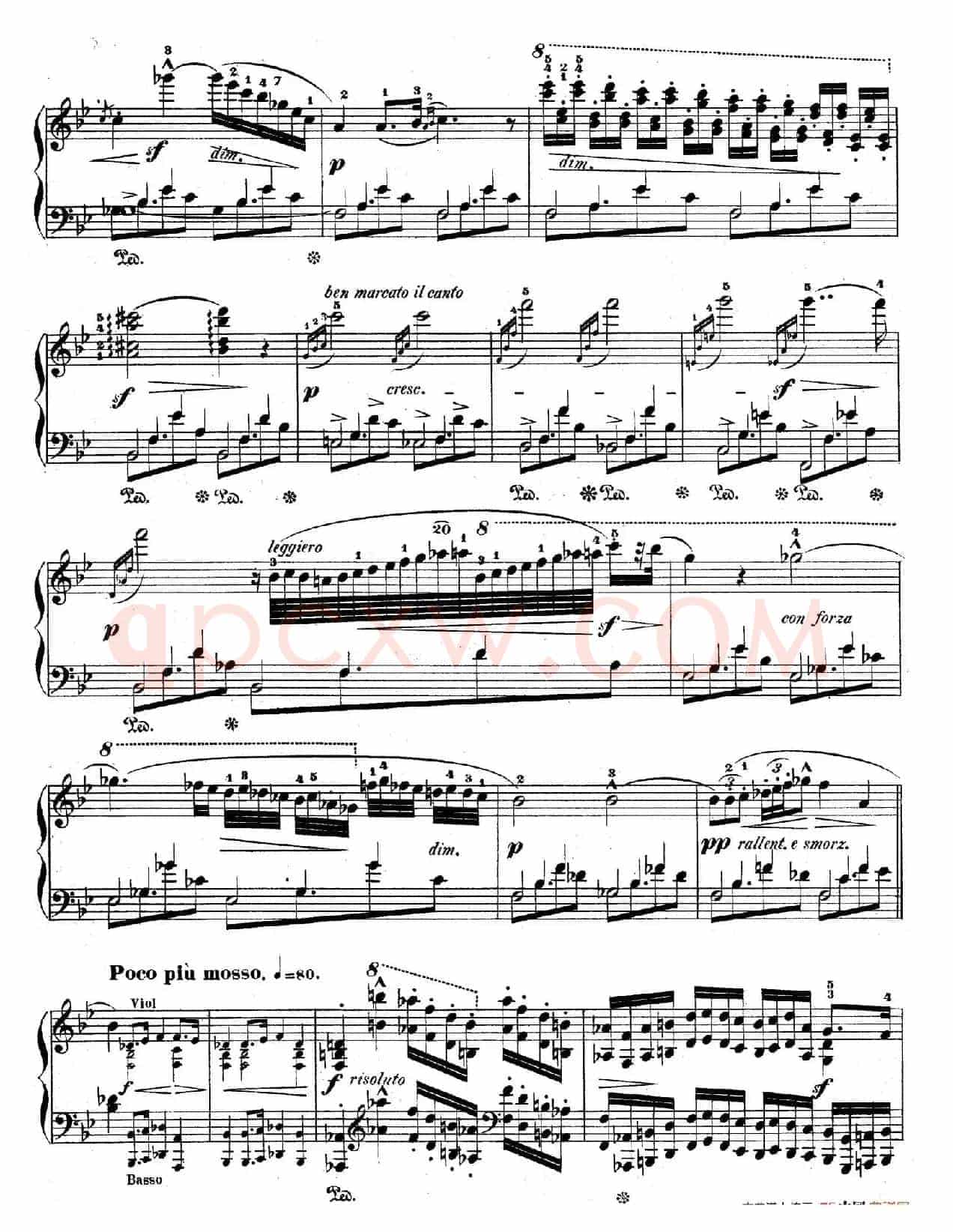 降B大调莫扎特主题变奏曲 Op.2(为钢琴与乐队而作)