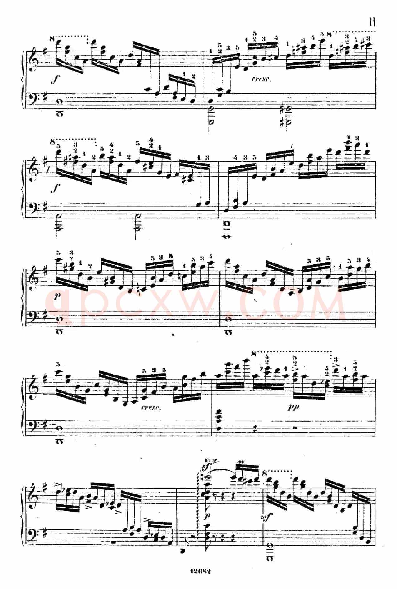Douze Etudes de Salon Op.5（12首沙龙练习曲·2）