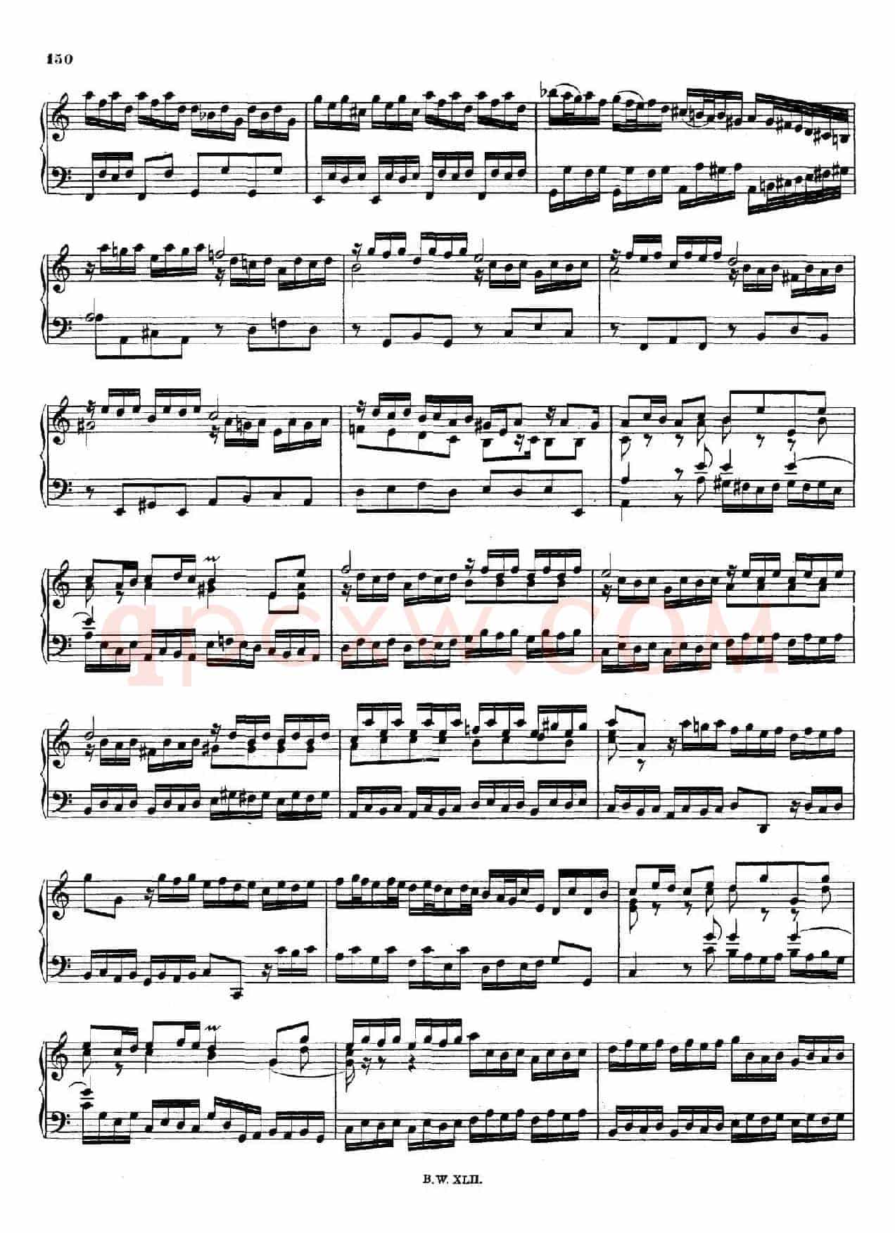 16 Concertos BWV 972-987(十六首为独奏古钢琴而作的协奏曲)(P91——100)