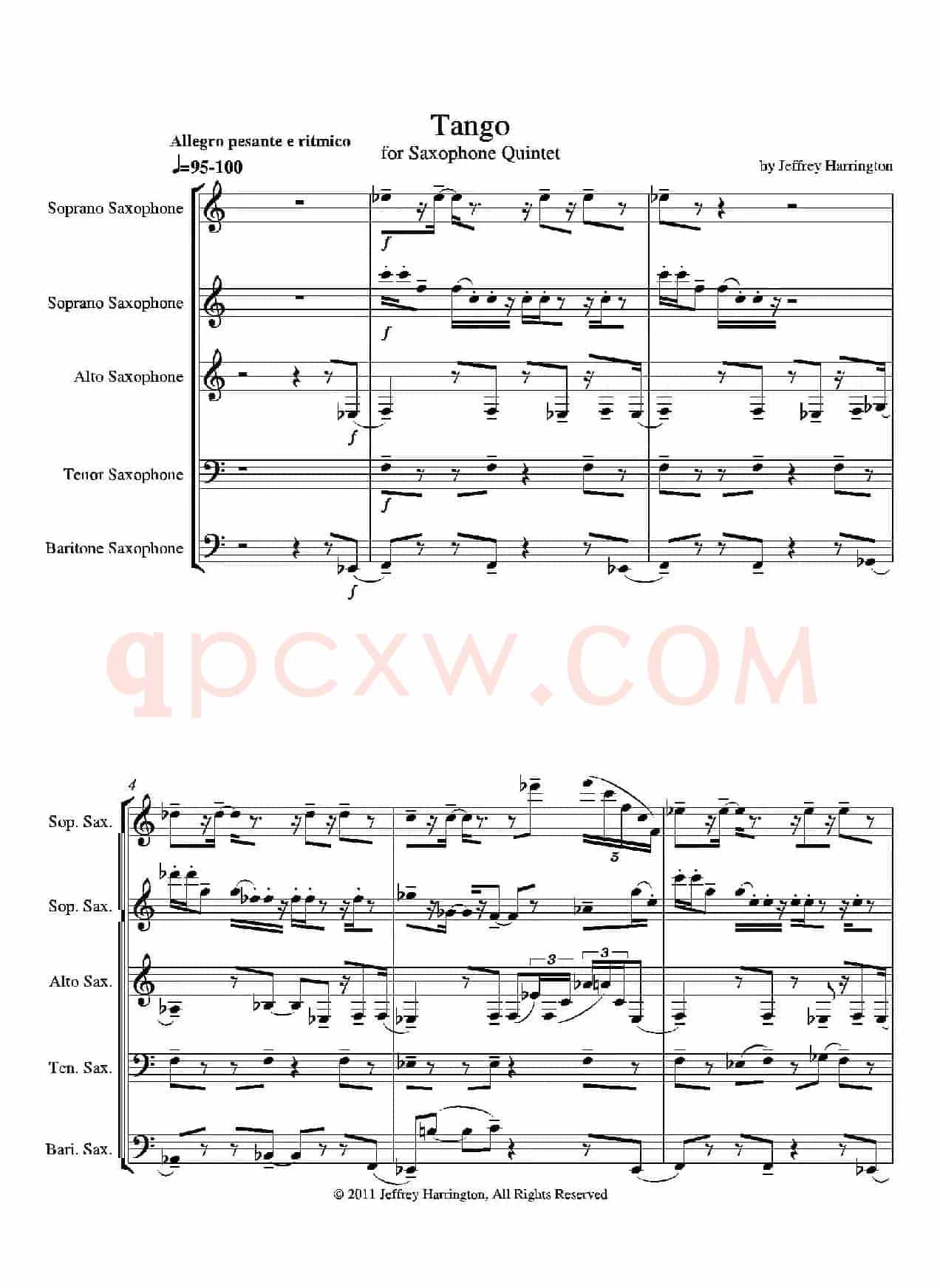 Tango（合奏总谱）