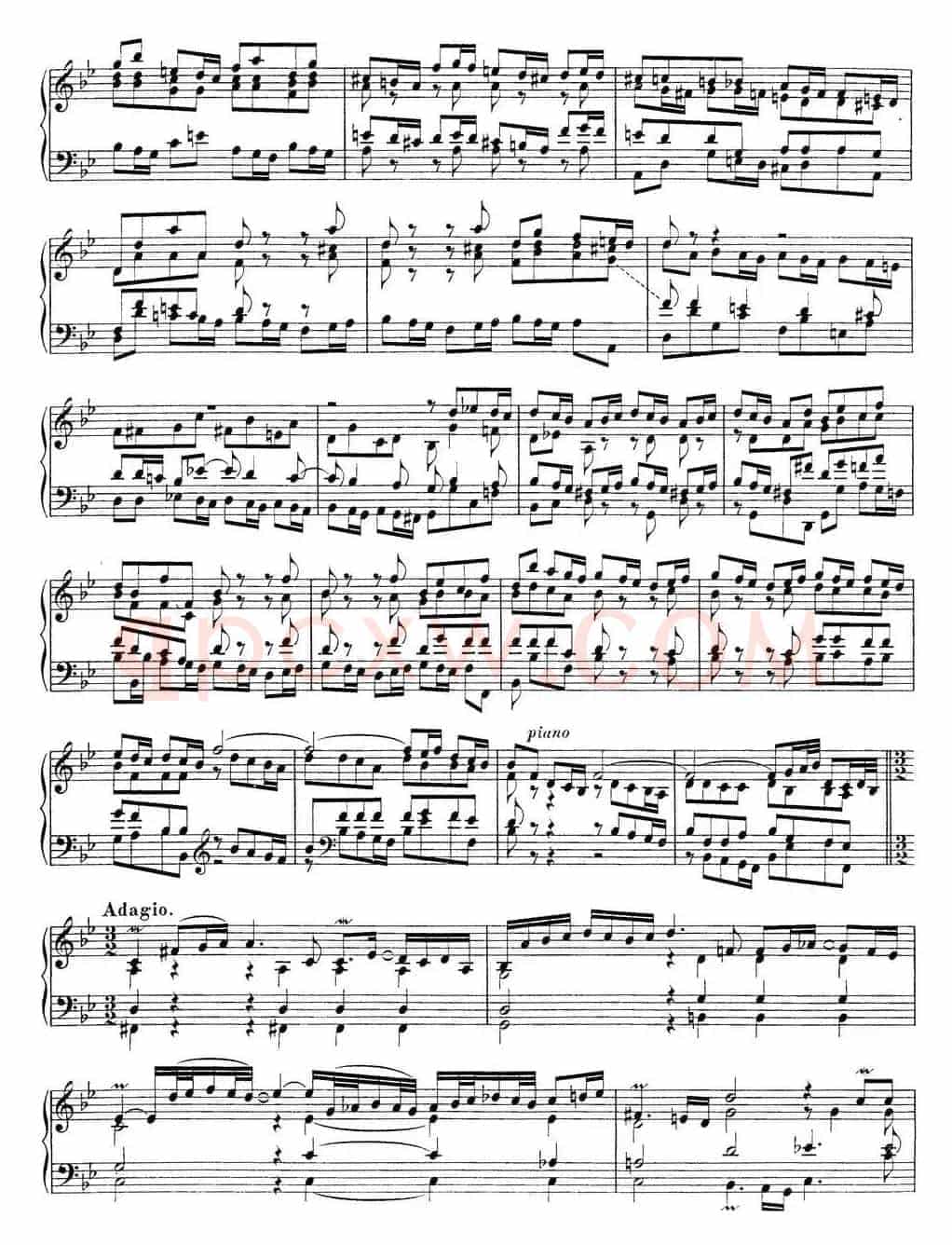Toccata BWV 915(7首托卡塔·No.6 g小调)