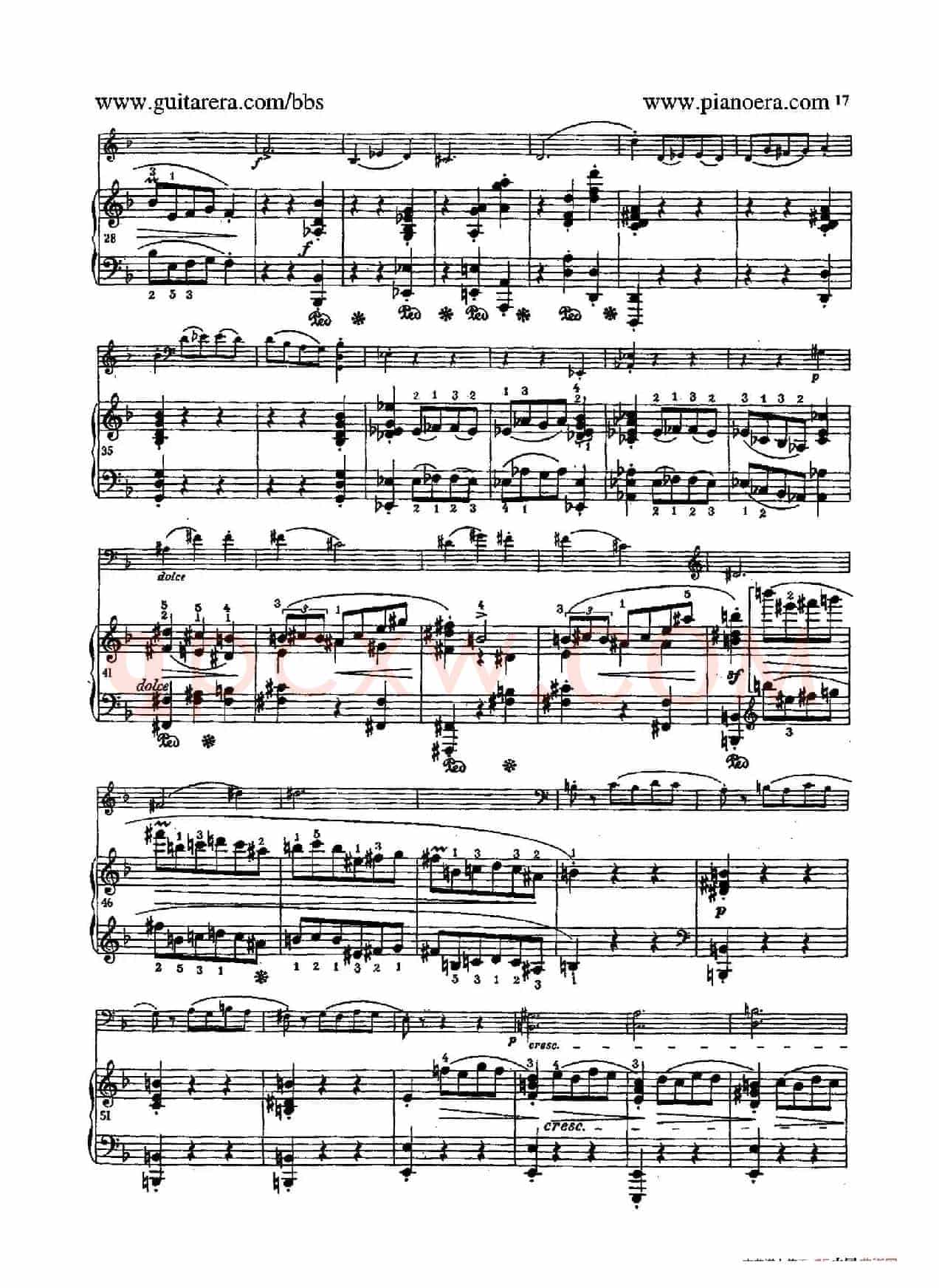 Sonata for Cello and Piano in g Minor Op.65(g小调大提琴奏鸣曲·大提琴+钢琴)