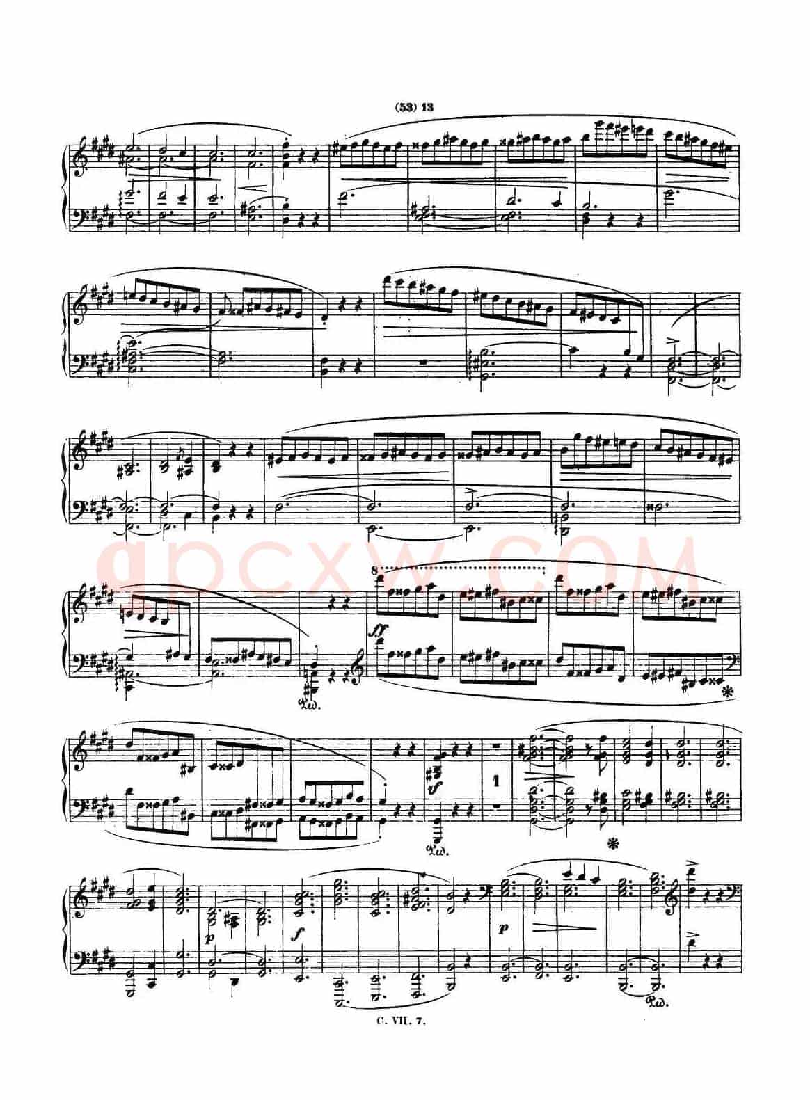 肖邦 钢琴谐谑曲 Chopin Scherzo(No.4 E大调,Op.54)