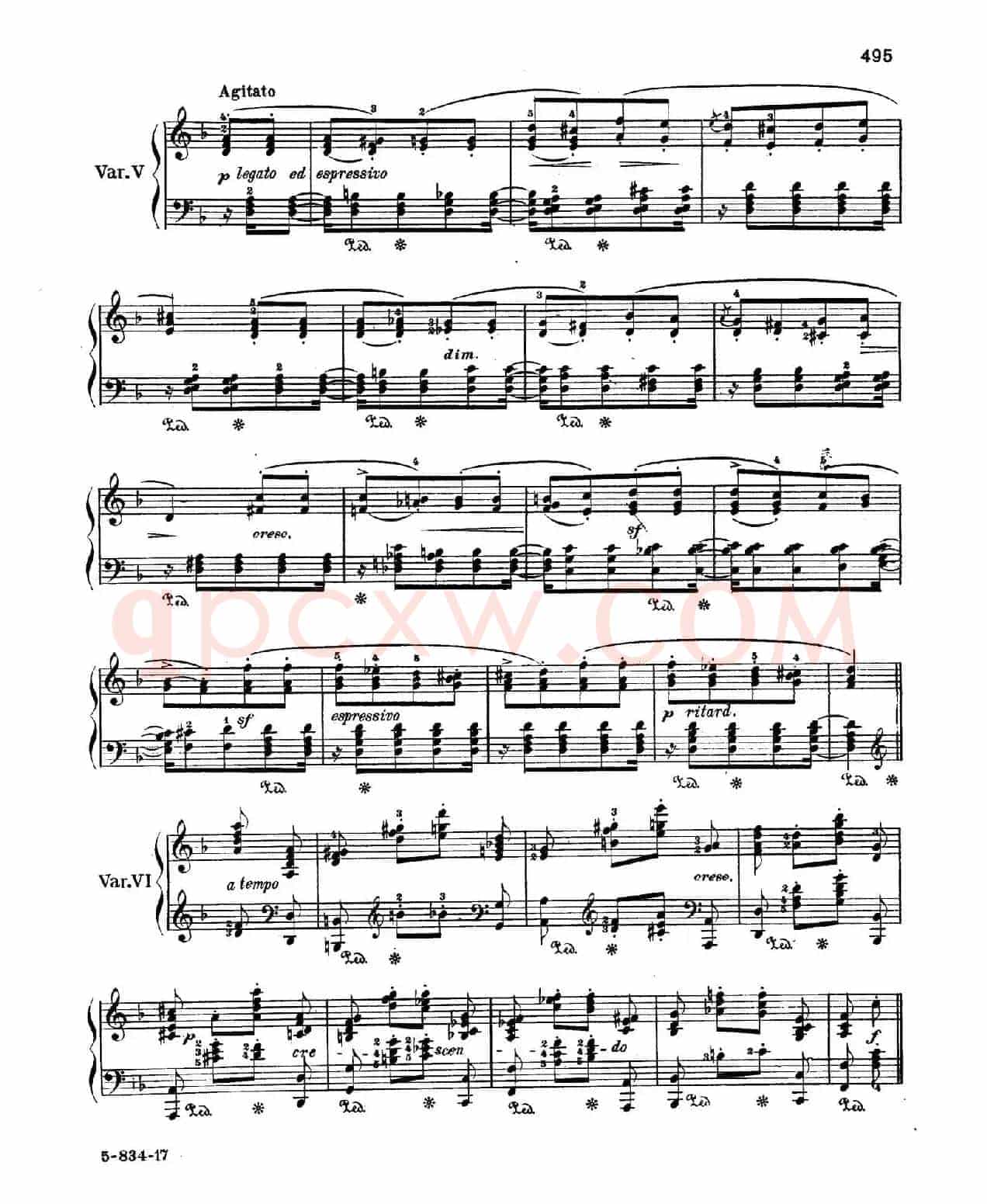 Variations Serieuses Op.54(d小调庄严变奏曲)