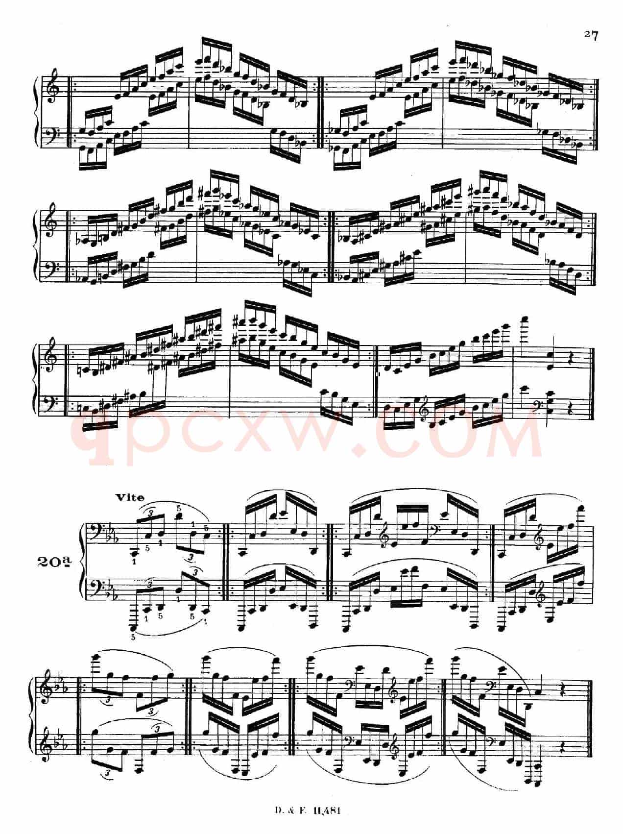 51 Exercises, WoO 6（51首钢琴练习 19—25）