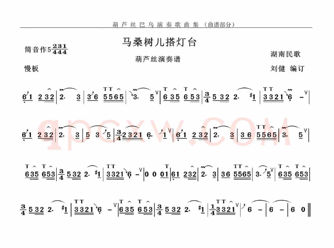 马桑树儿搭灯台