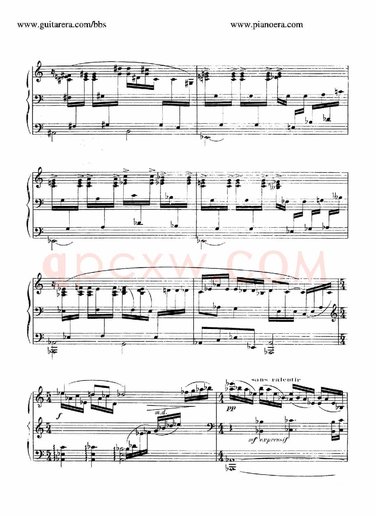 15 Improvisations(15首即兴曲·Ⅳ)