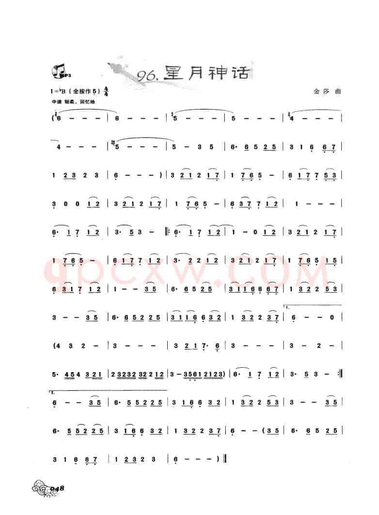 葫芦丝曲精选：星月神话