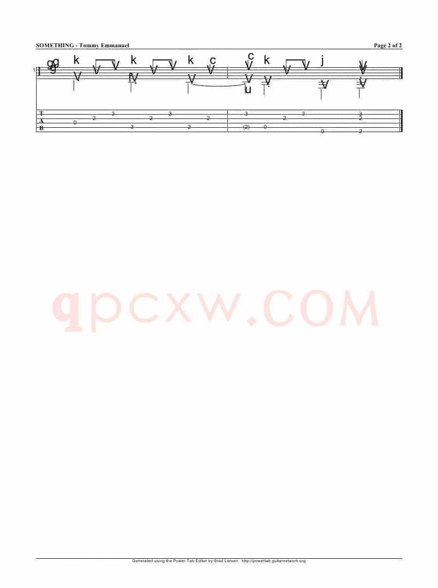 tommy emmanuel：something（指弹吉它）