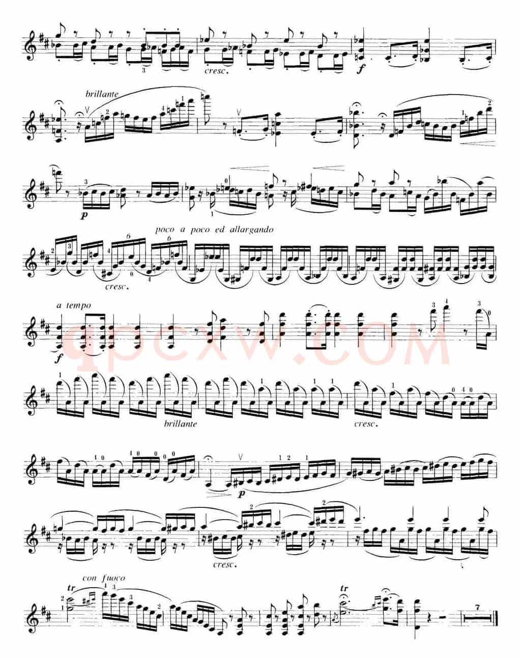 小提琴考级第八级：外国乐曲（7首）