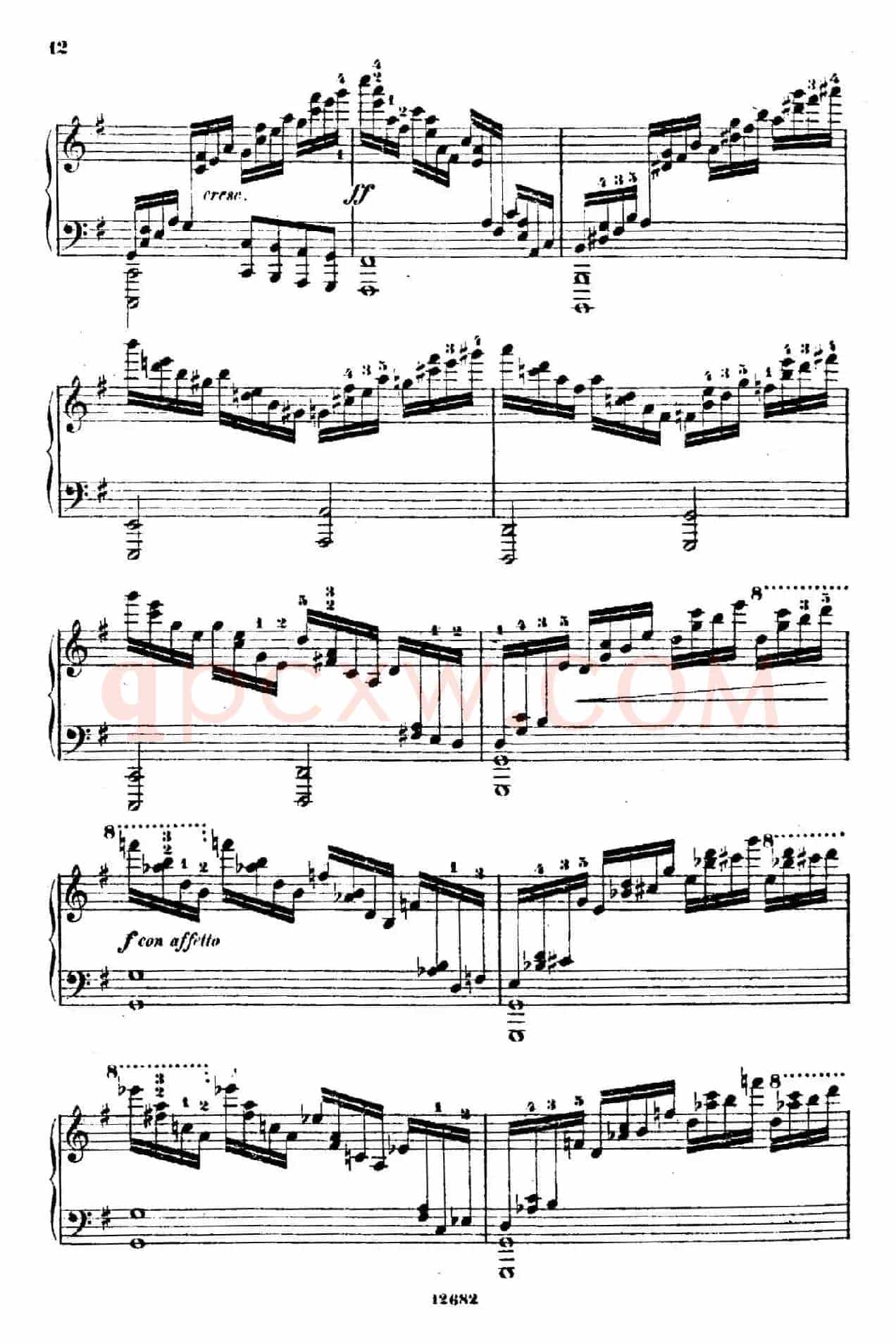 Douze Etudes de Salon Op.5（12首沙龙练习曲·2）