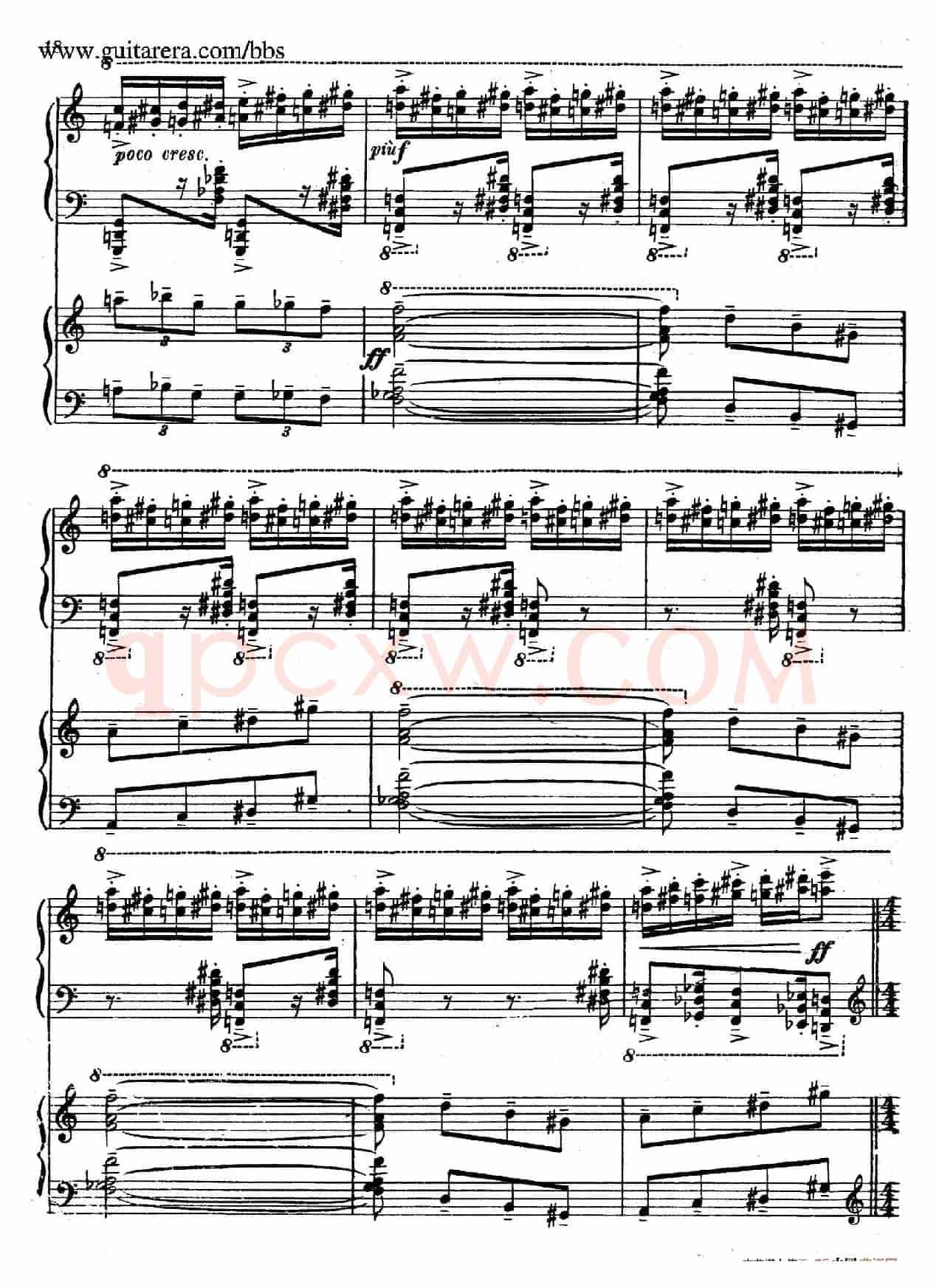 Variation on a Theme by Paganini(帕格尼尼主题变奏曲·双钢琴)