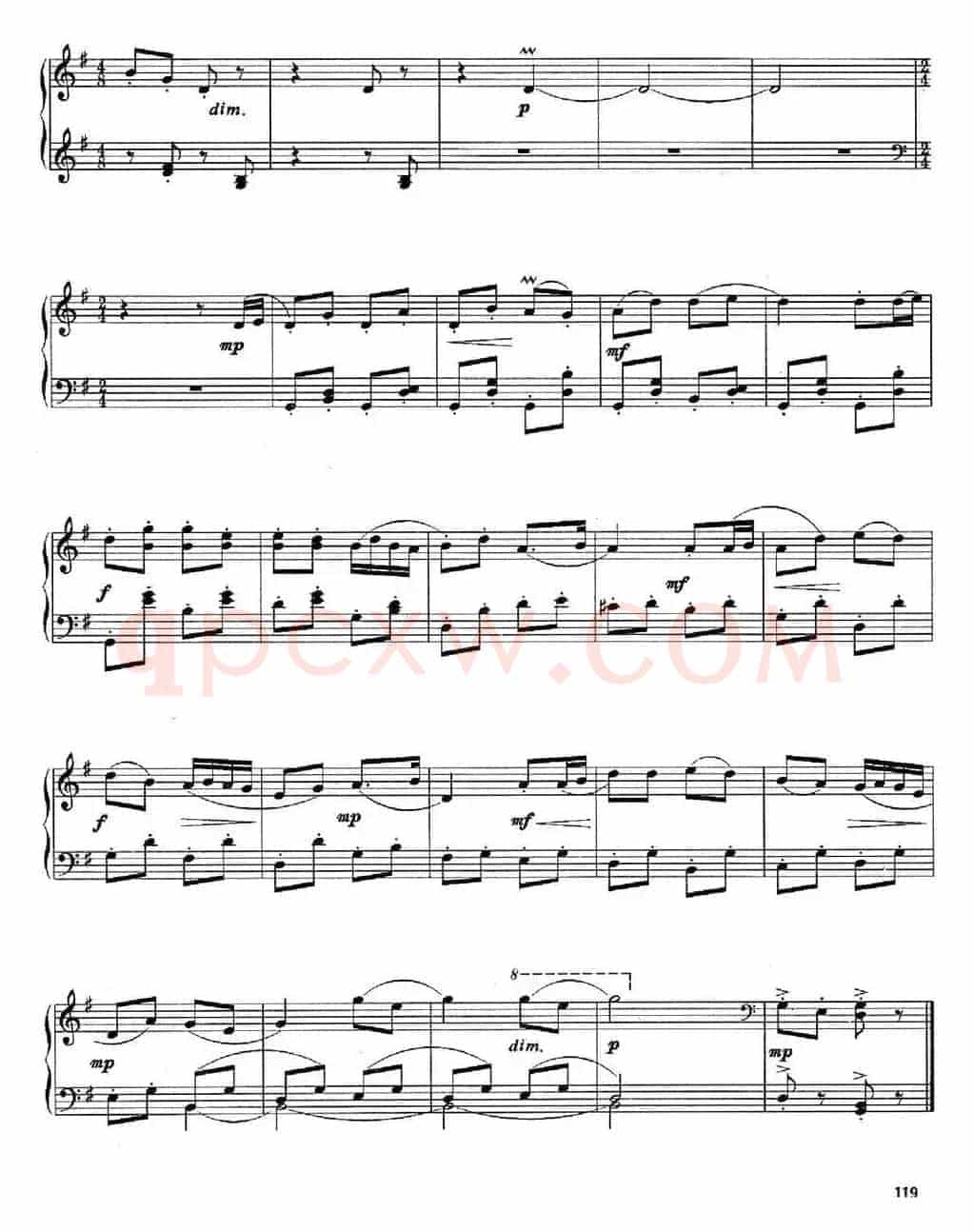 儿童组曲 快乐的节日（钢琴独奏）
