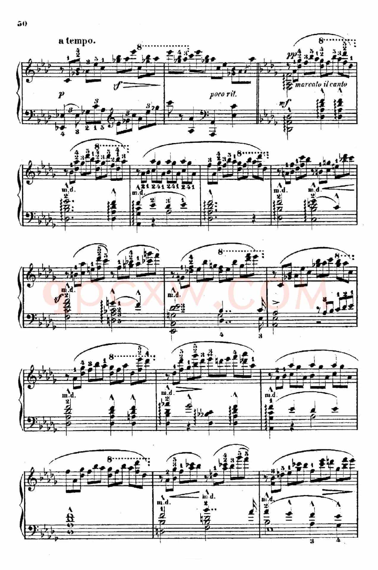 Douze Etudes de Salon Op.5(12首沙龙练习曲·10)