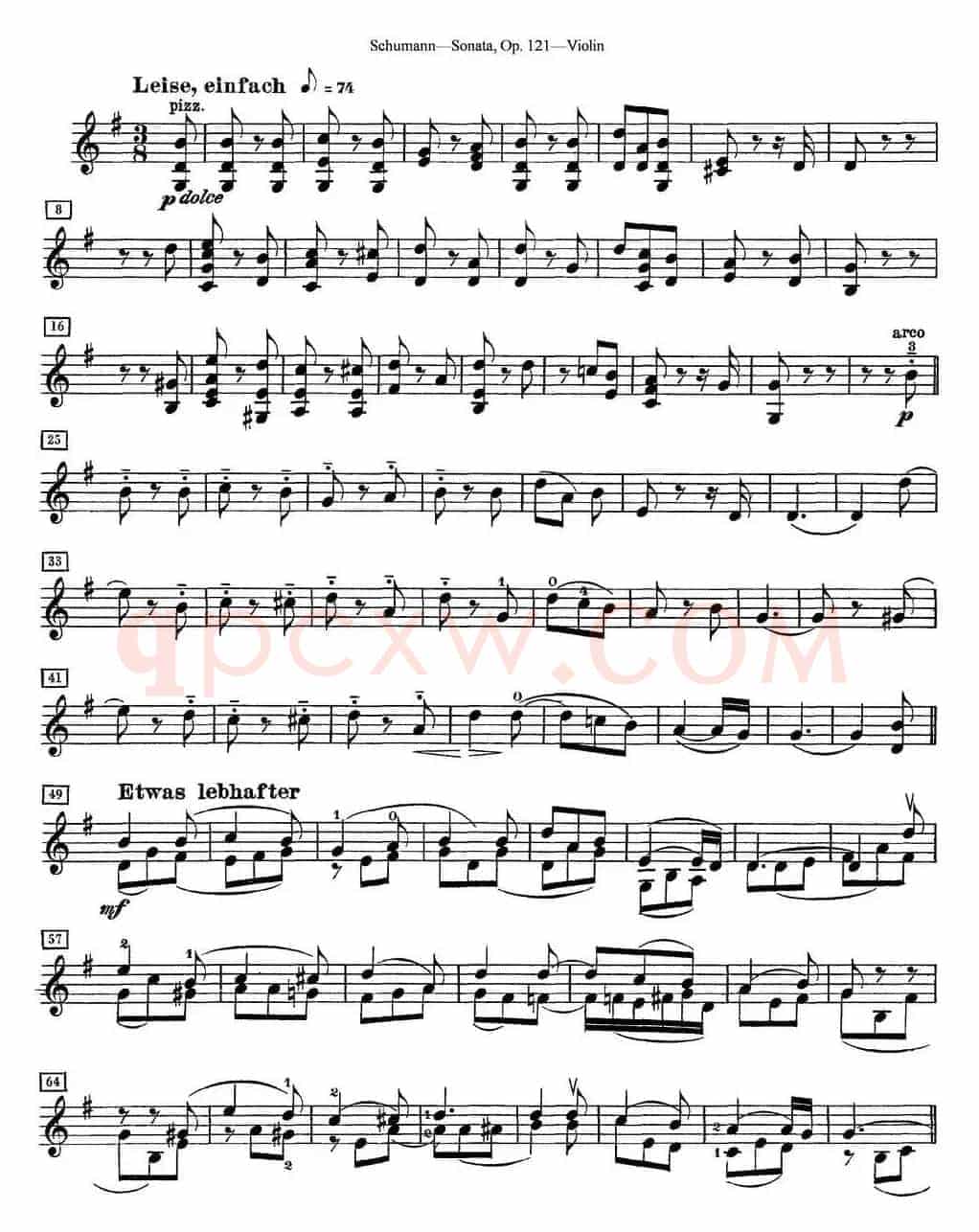 Violin Sonata Op.121