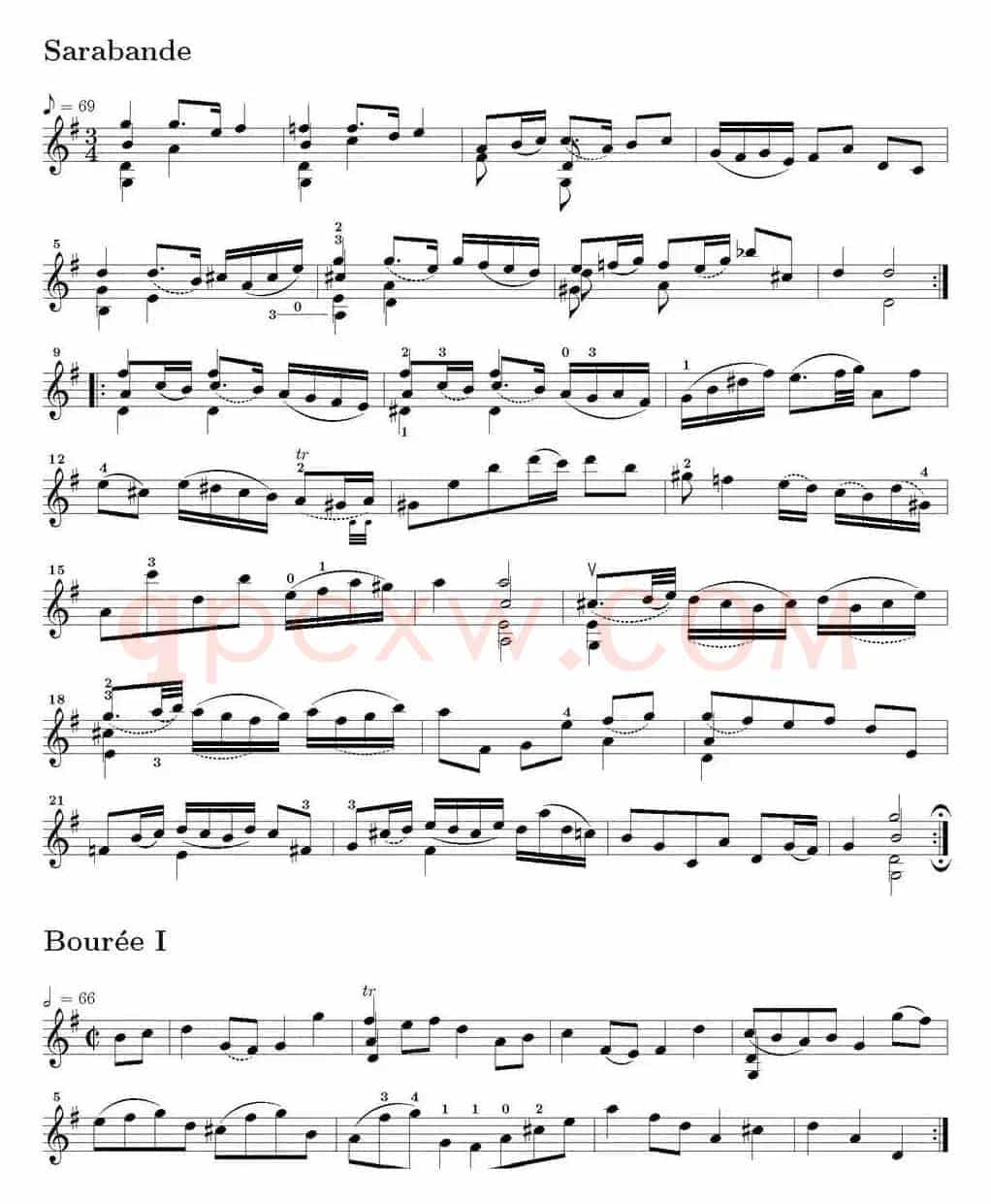 Six Suite Violincello Solo senza Basso(Suite III)(6首无伴奏大提琴组曲·Ⅲ)