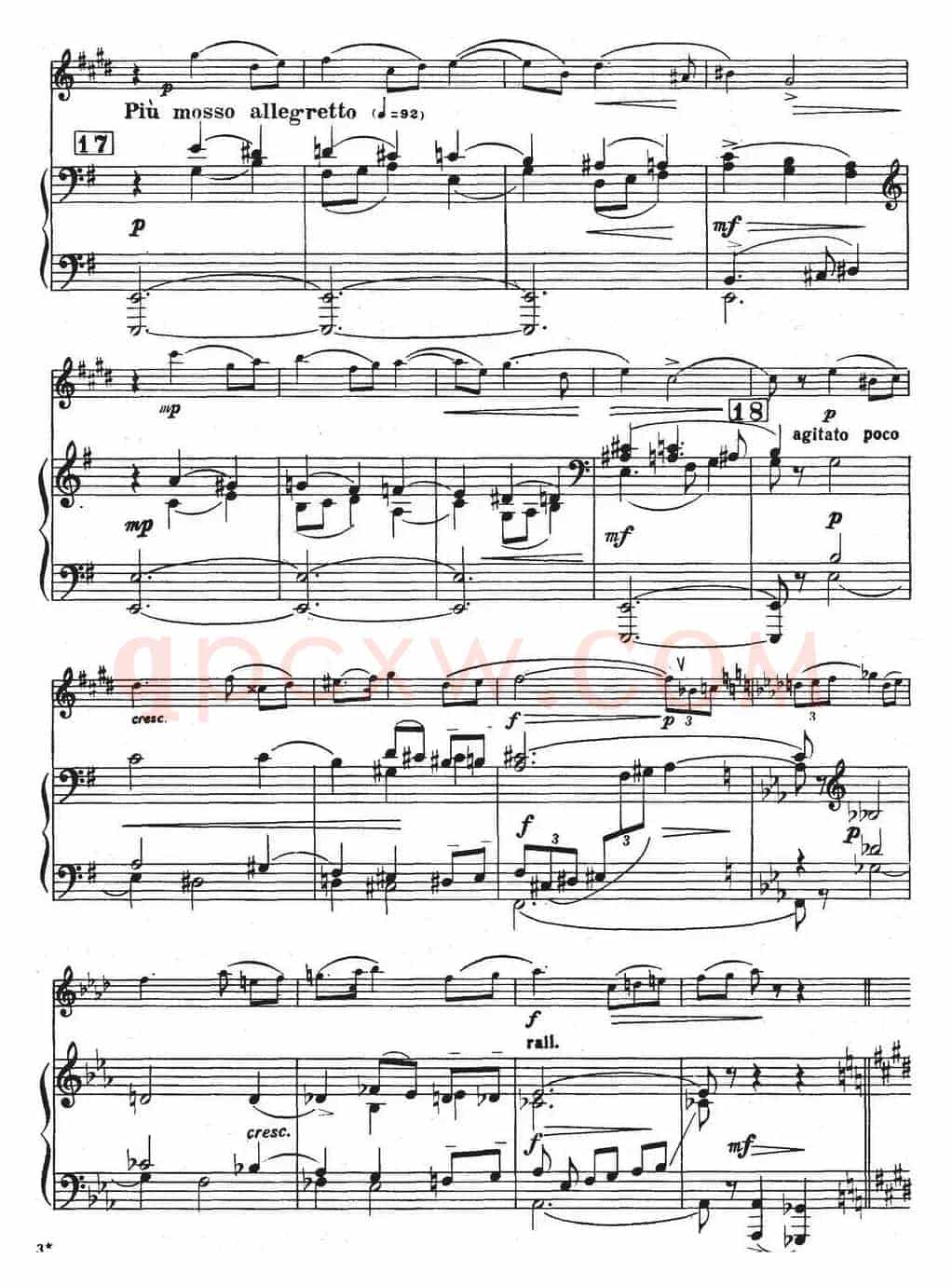 Glazunov Op.109（格拉组诺夫协奏曲Op.109）（萨克斯+钢琴伴奏）